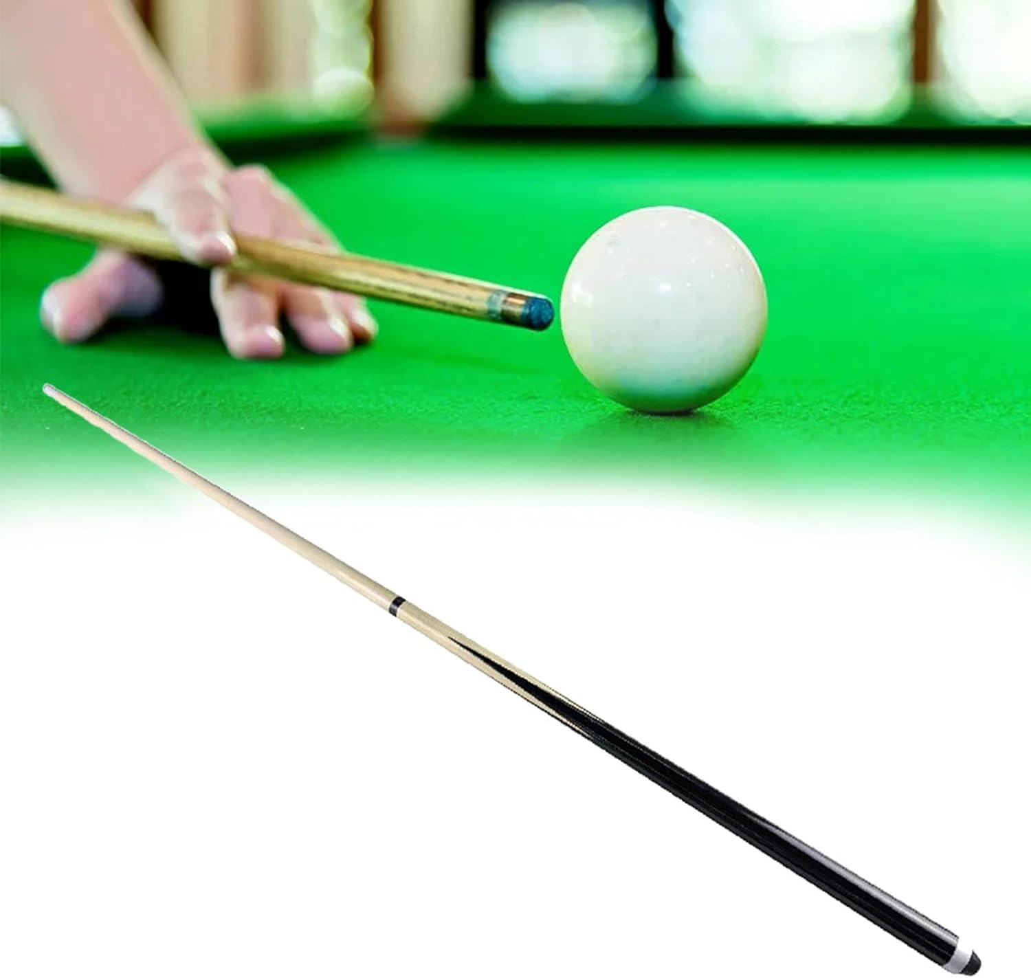 Dickly Short Pool Cue, Billiard Cue Hardwood Pool Stick, Children'S Exercise Cue, Portable, Home Kids Pool Cue Kids Pool Cue Stick image number 1