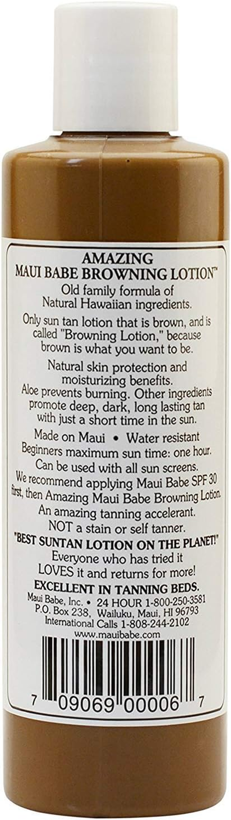 Maui Babe Browning Lotion 8 Ounces (Pack of 4)