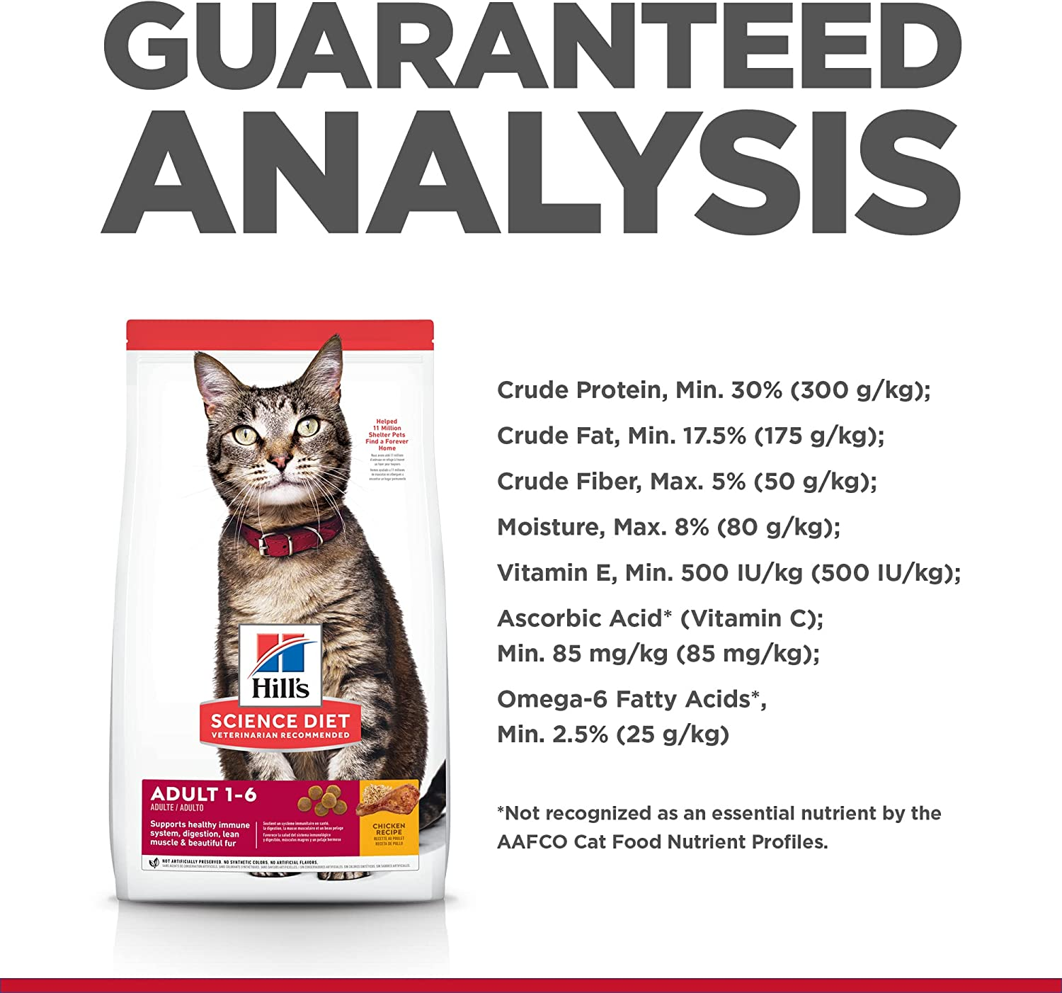 Hill'S Science Diet Adult, Chicken Recipe, Dry Cat Food, 4Kg Bag image number 4