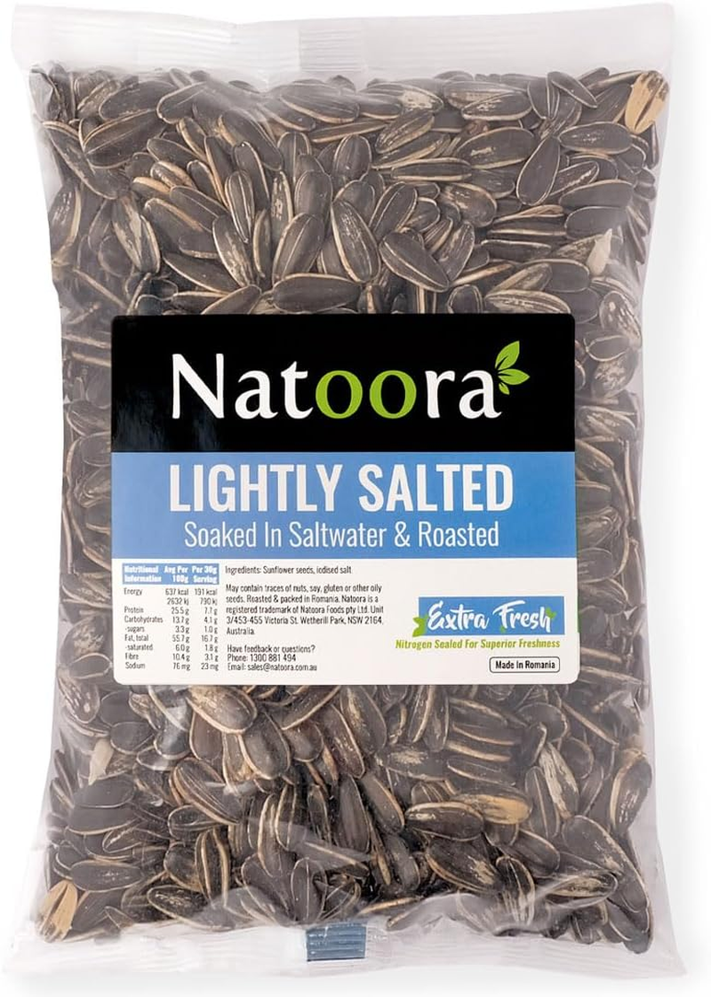 Natoora Sunflower Seeds - Roasted and Lightly Salted (5X300 G) image number 1