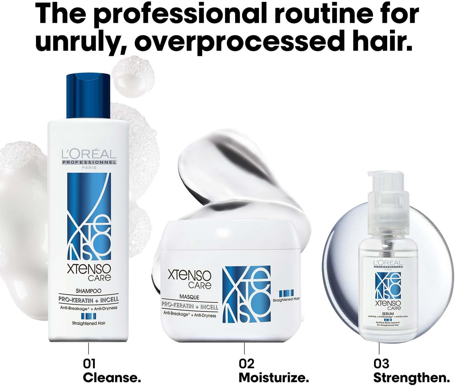 L'Oreal Professionnel X-Tenso Care Straight Masque - 200Ml image number 5