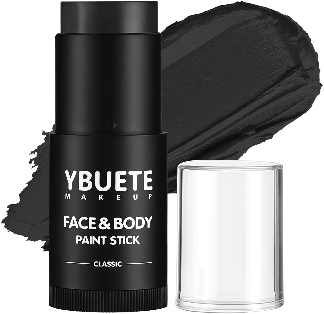 YBUETE Green Face Body Painting Stick, Professional Full-Coverage Cream Green Face Paint for St. Patrick'S Day Halloween SFX Witch Monster Cosplay Makeup,Washable Body Paint for Adult Carnival