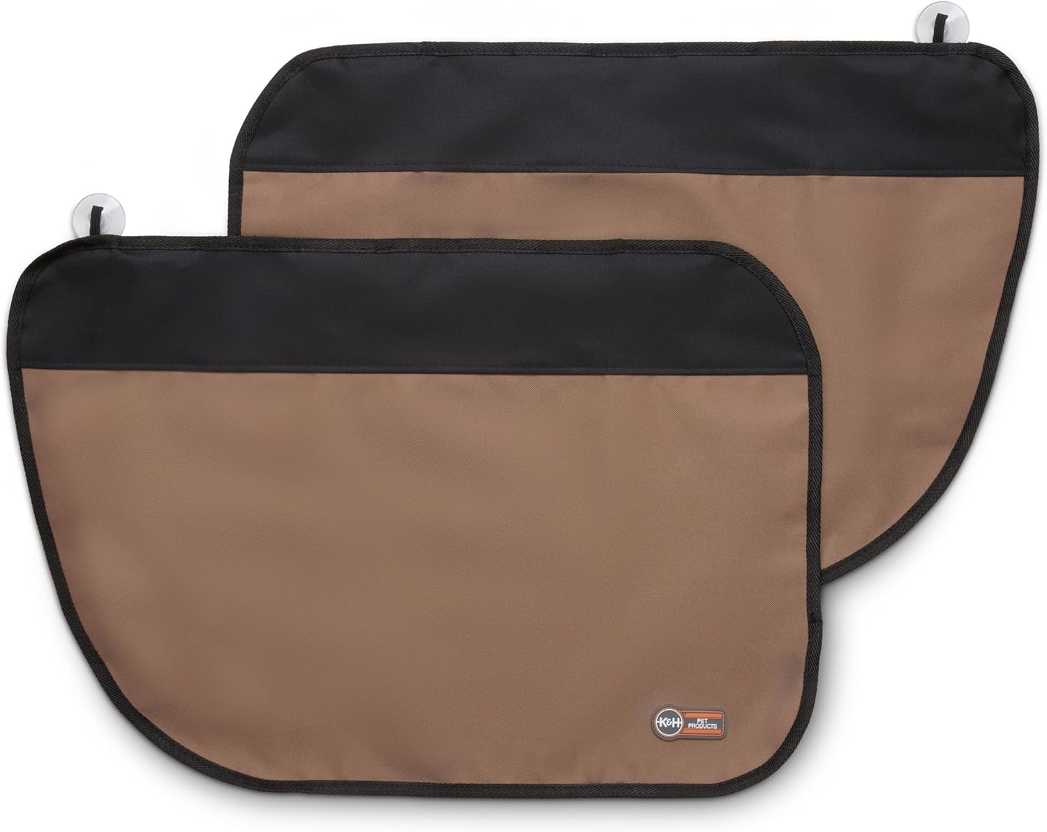 K&H Pet Products Vehicle Door Protector for Dogs - Gray, 2 Packs Interior Pet Car Door Protector from Dog Scratching, Sedan and SUV, Waterproof Protector for Car Door Scratches - Gray - 27" L X 19" H