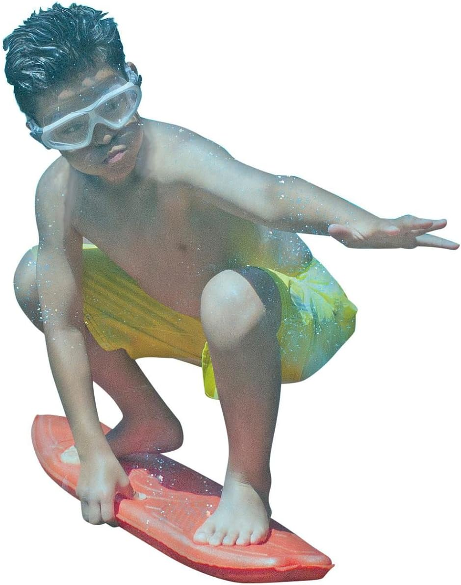 Poolmaster Swimming Pool Underwater &ldquo;Surf&rdquo; Board and Kickboard Pool Toy, Red