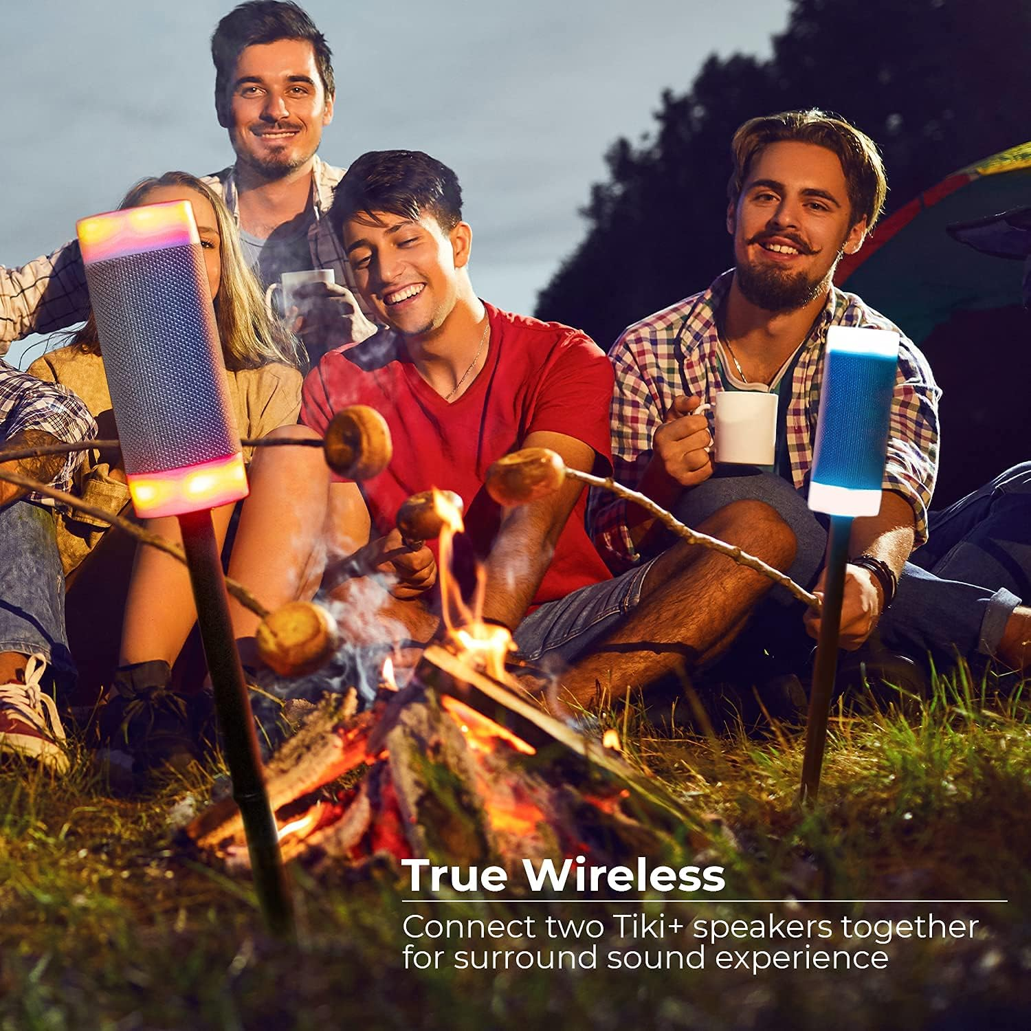 Waterproof Speaker with Stake and LED image number 5