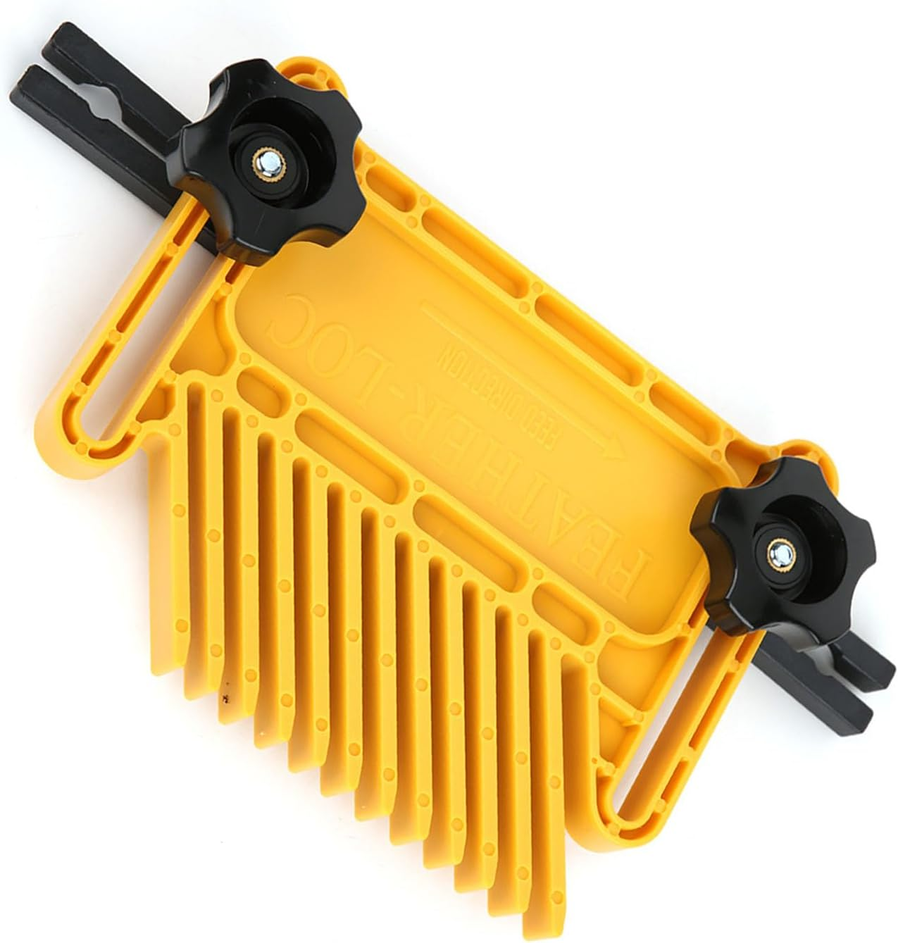 2Pcs Woodworking Board Set Router Tables Saws, Yellow Carpentry Aid Hand Tool Kit, for Woodworking Featherboard with Router Table image number 2