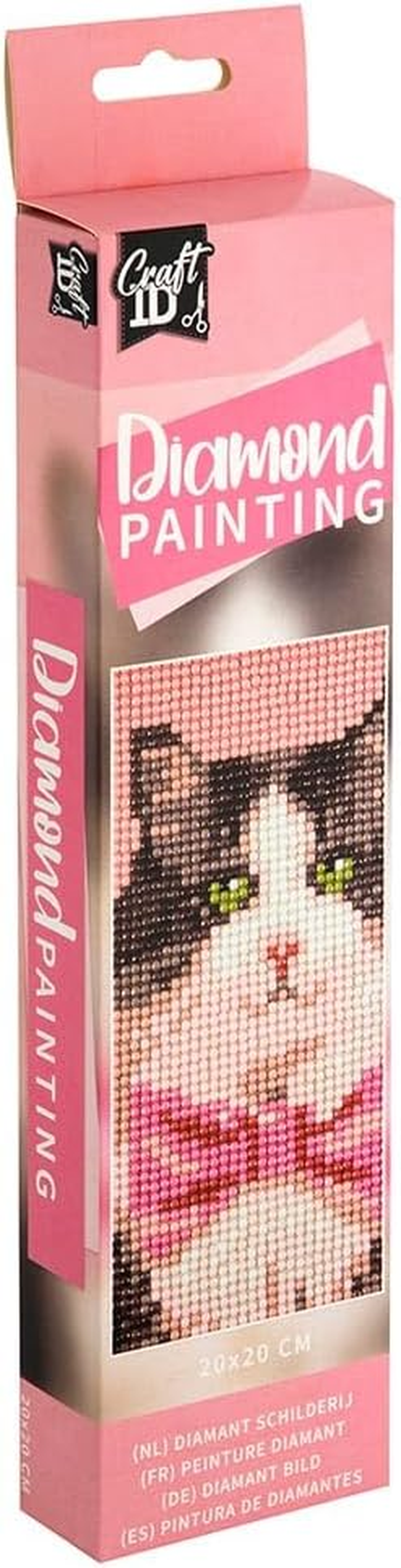 Craft ID Diamond Painting Cat 20 X 20 Cm