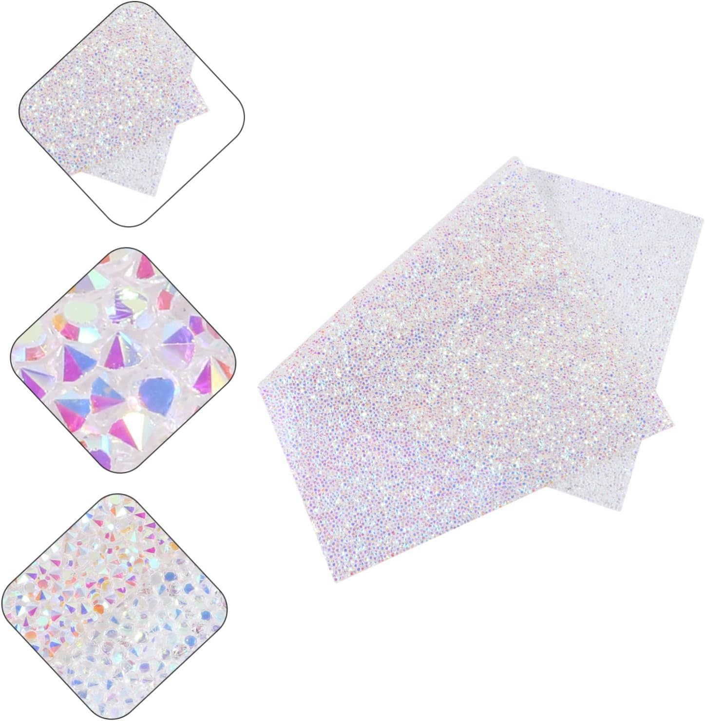 Baluue Diamond Nail Art Mat Shiny Glitter Cushion for Manicure Versatile Nail Art Desktop Pad for Beginners Professionals Decorative Hand Pad image number 1
