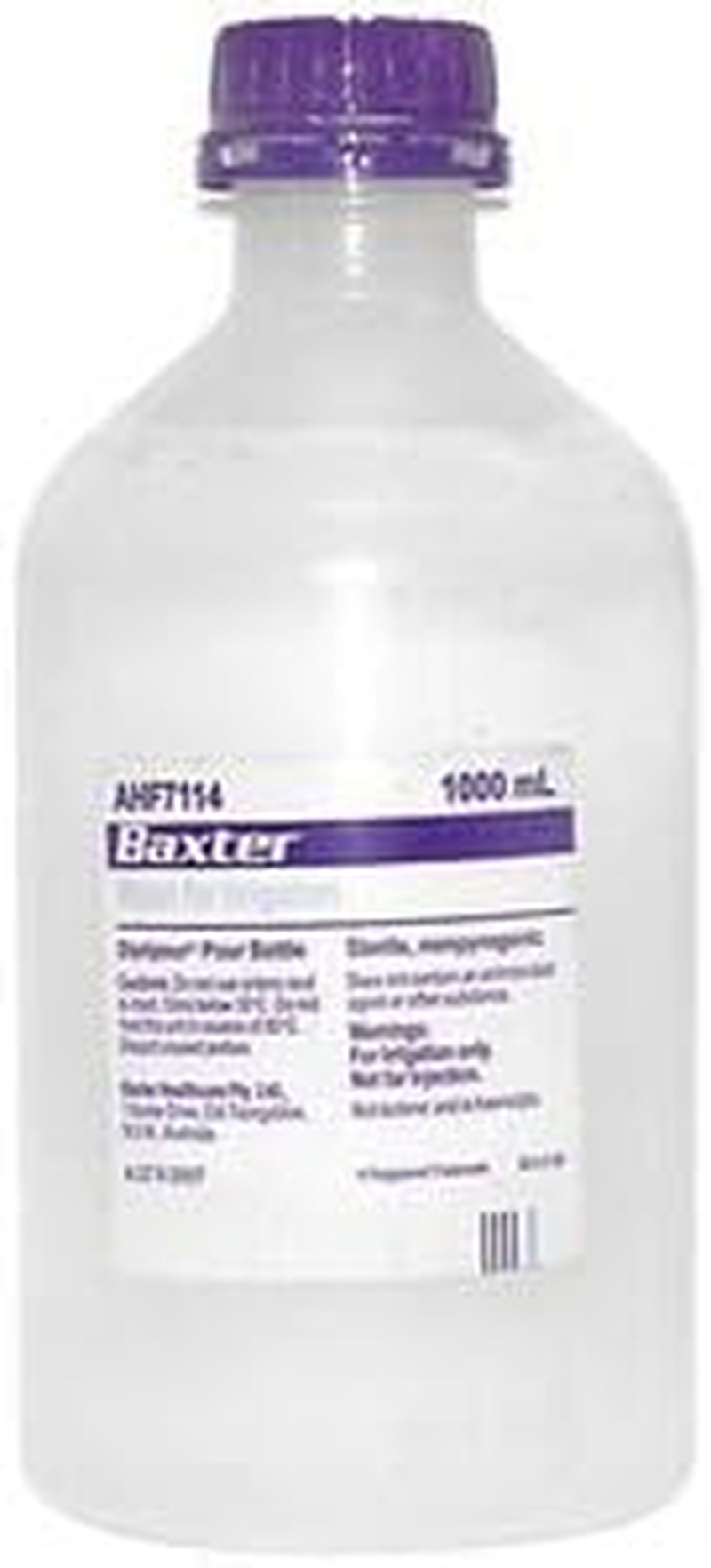Baxter Water for Irrigation, 1 Litre Bottle, Loose (AHF7114)