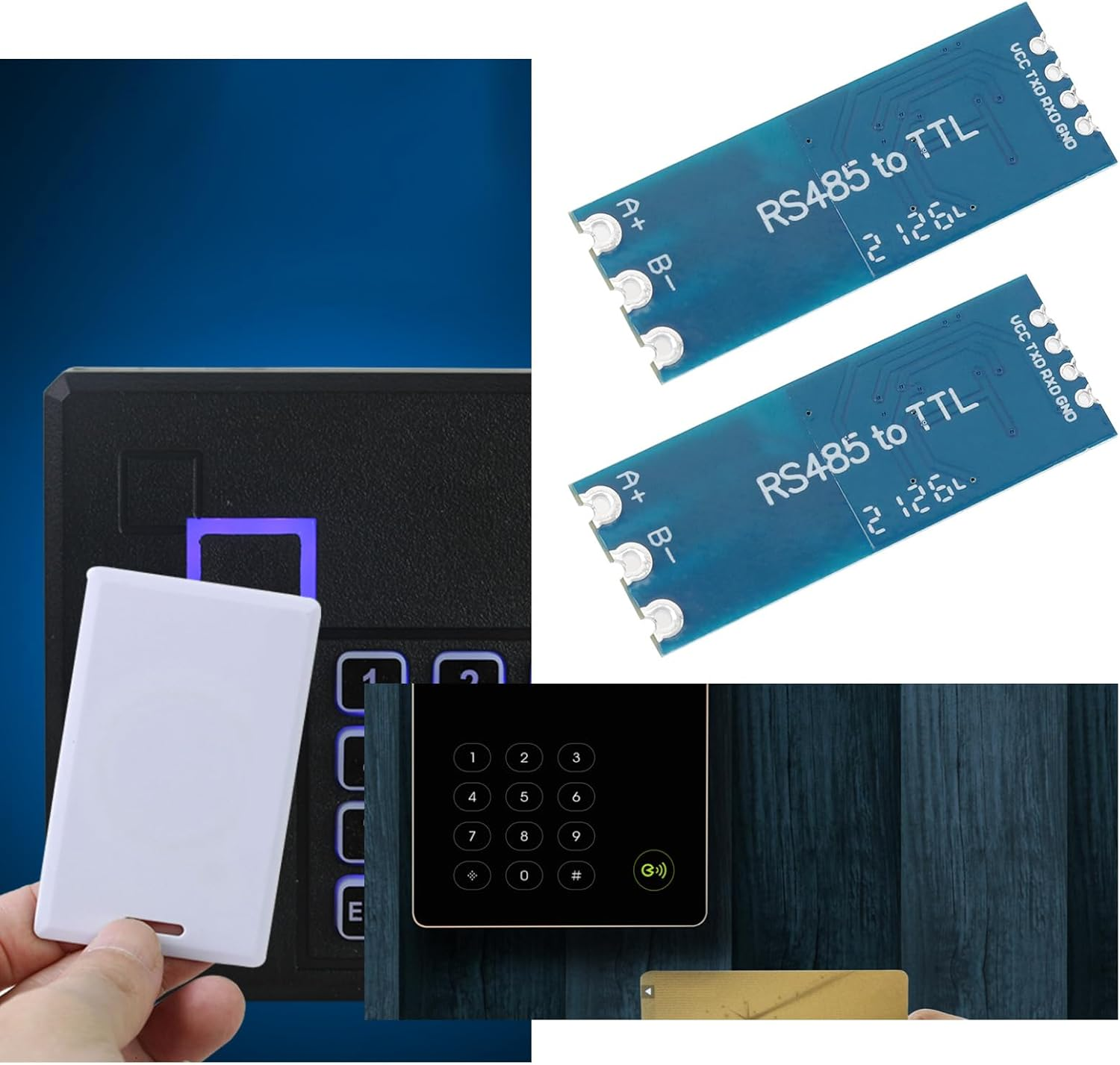 LT Easiyl 10Pcs TTL to RS485 Module 485 to Serial Port UART Module Level Converter Module Level Switching Power Module TTL Turn RS485 Power Supply image number 5