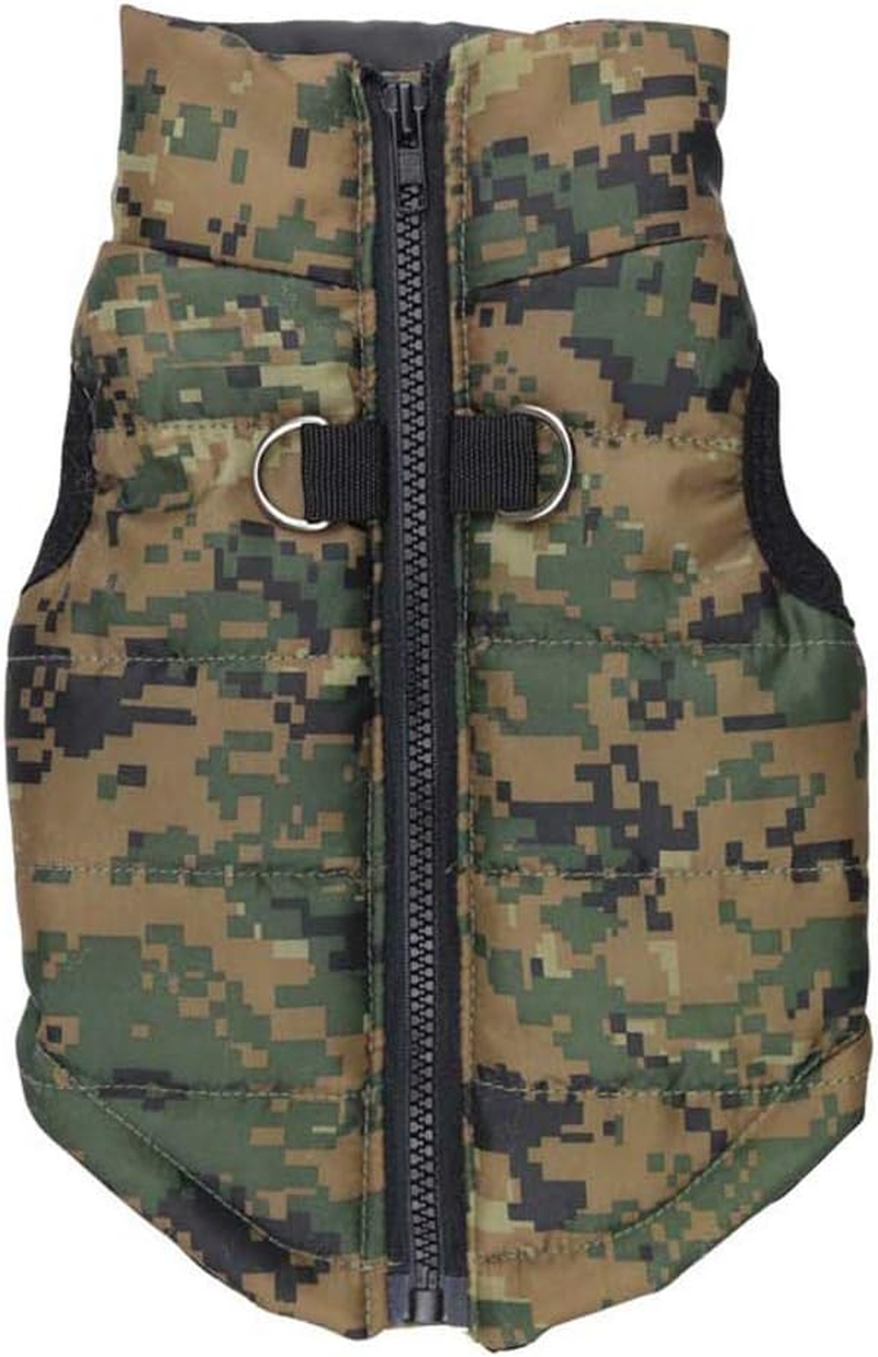 BT Bear&reg; Puppy Coat,Small Dog Winter Coat Vest Puppy Soft Warm Coat Jacket Clothing Costume for Cats Puppy Small Dogs (X-Large-Back Length 39Cm, Camouflage)