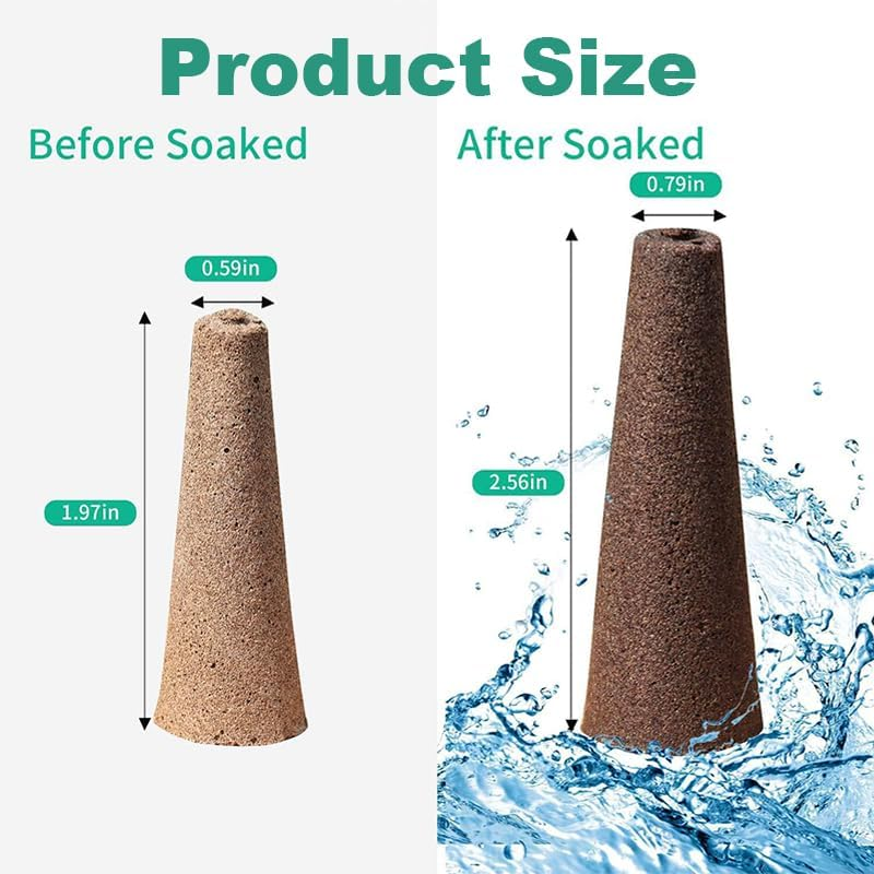 Hydroponic Garden Sponges, 50-Pack with Tweezer, Seed Pod Replacements for Aero-Garden image number 4