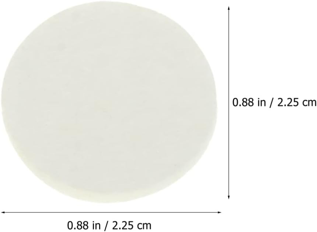 Ciieeo 100Pcs Cotton Sheet Bohemian Flower Decals Aroma Diffuser Auto Car Accessories Perfume Diffuser Pads Diffusers Difusor Diffuser for Car Child Essential Oil White Necklace