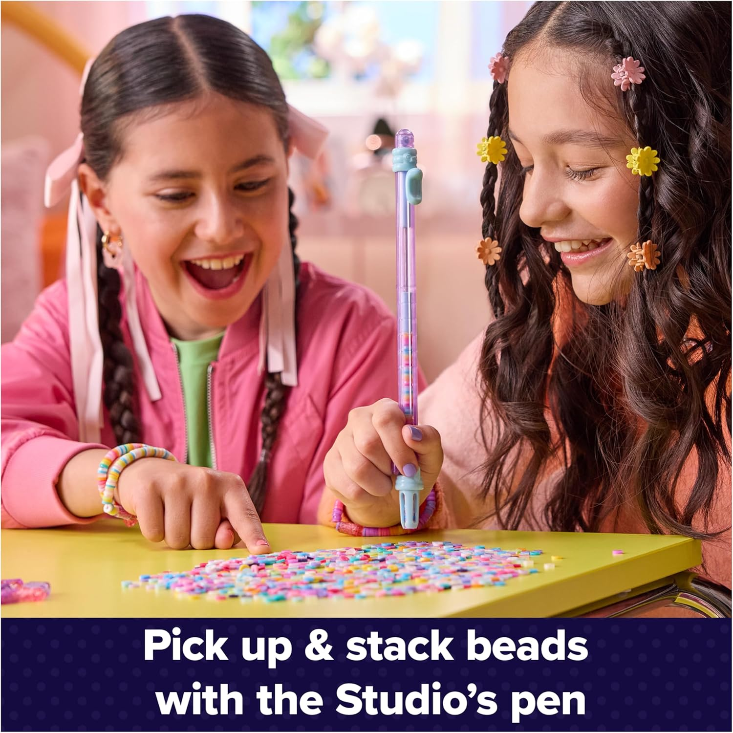 Cool Maker, Stack&rsquo;D Heishi Expansion Pack, Bracelet Making Kit with over 1300 Beads for Bracelets, Makes 15, Arts and Crafts Kids Toys for Girls Ages 7 and Up image number 1