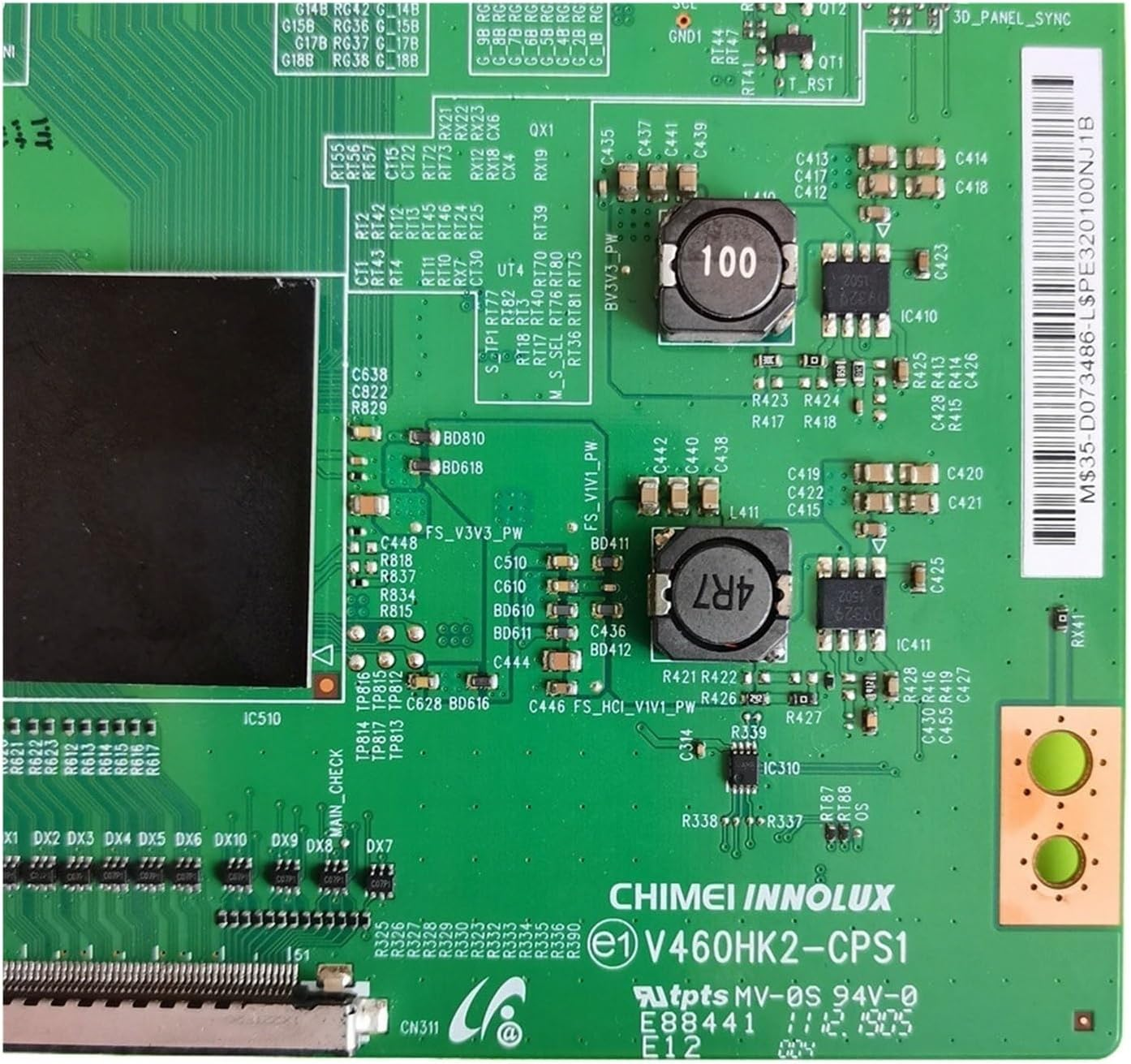 V460HK2-CPS1 T-CON Logic Board BN96-21636A ，Compatible for Samsung， TV UN55EH6030F UE55ES6800 HG55AA790MJ UA55ES6800J UA55ES6100TV Motherboard image number 1