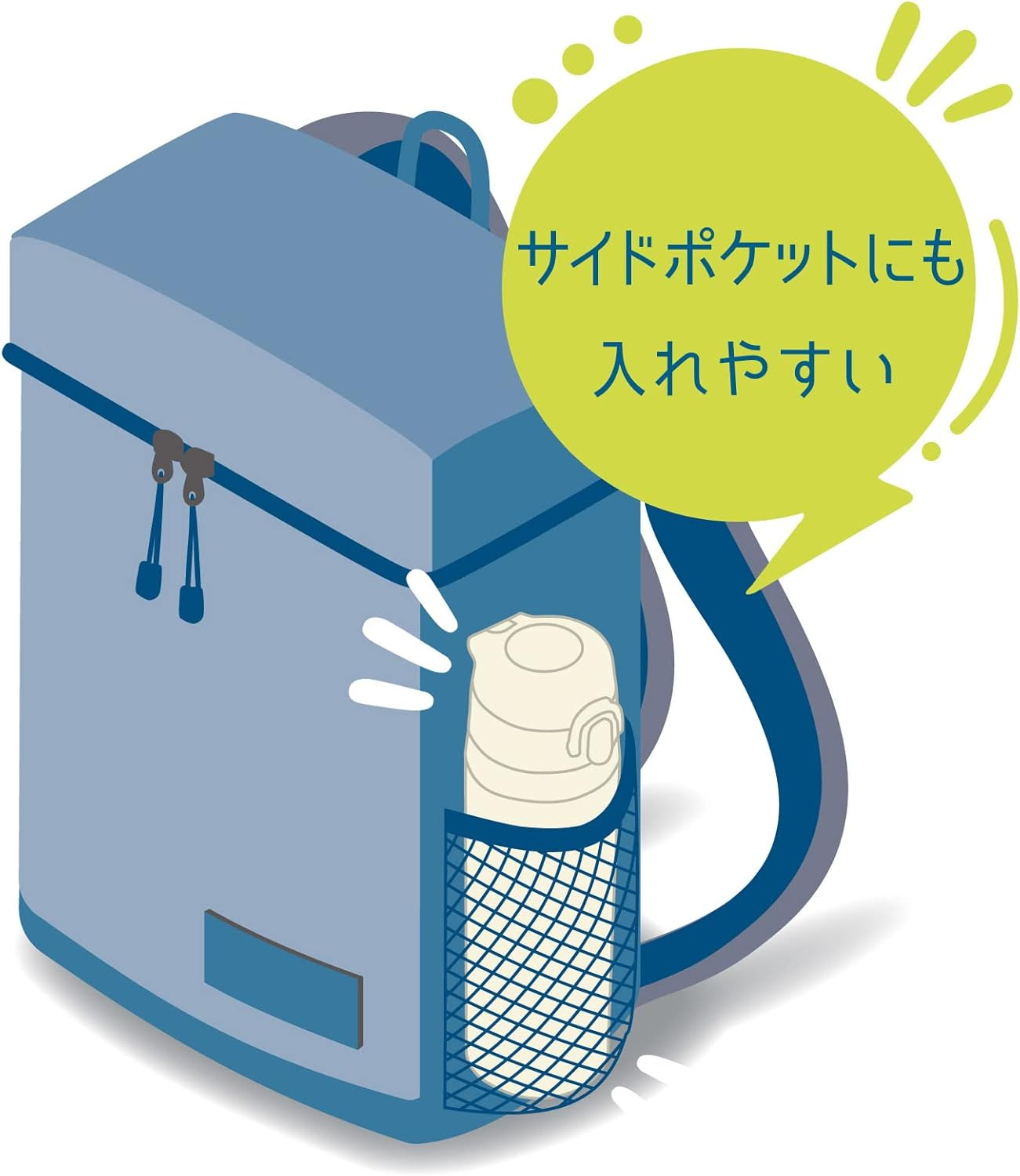 Thermos JNT-552 WH Vacuum Insulated Portable Mug, 19.7 Fl Oz (550 Ml), White image number 3