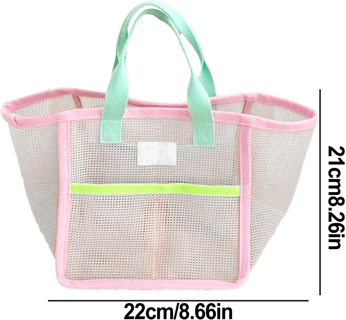 Mesh Beach Bag | Sandproof Beach Bag | Beach Toy Bag, Vacation Travel Bag, Kids Beach Bag, Mesh Tote Bag, Beach Gear Bag, Beachessentials Bag, Beach Storage Bag, Vacation Beach Bags, Pink, Refer To image number 6