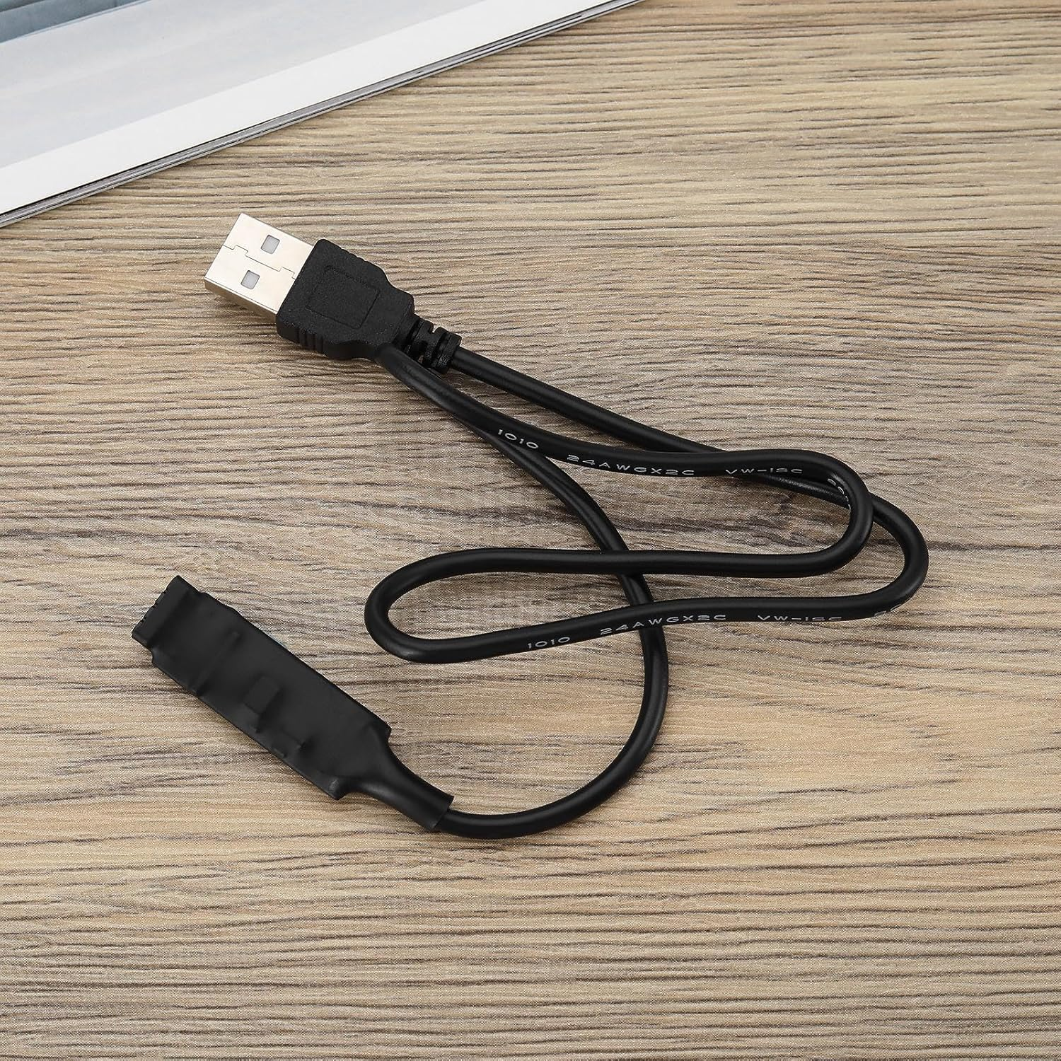 Create Idea 3Pcs 5V USB LED Strip Controller 3 Keys 4Pin Remote Controller Used for 5V RGB LED Strip Led Light Switch Cable for LED Strip Light Black 51Cm