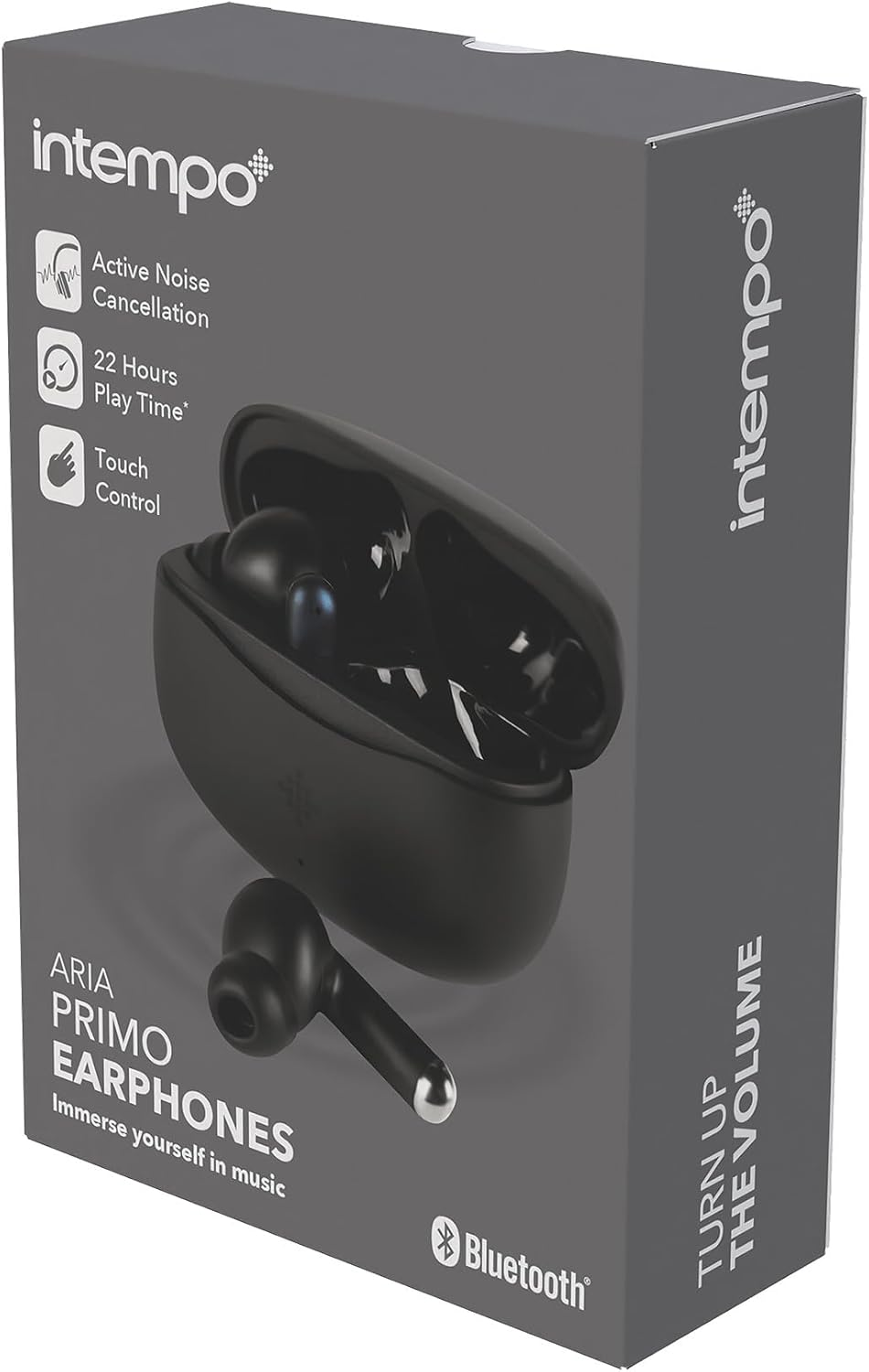 Intempo Aria Primo Noise Cancelling Earphones - True Wireless Bluetooth 5.4 Ear Buds/Pods, 20 Hours Playtime, 25 M Range, Gym, Running, Cycling, Fitness, USB-C Charging Case, Clear Calls image number 1