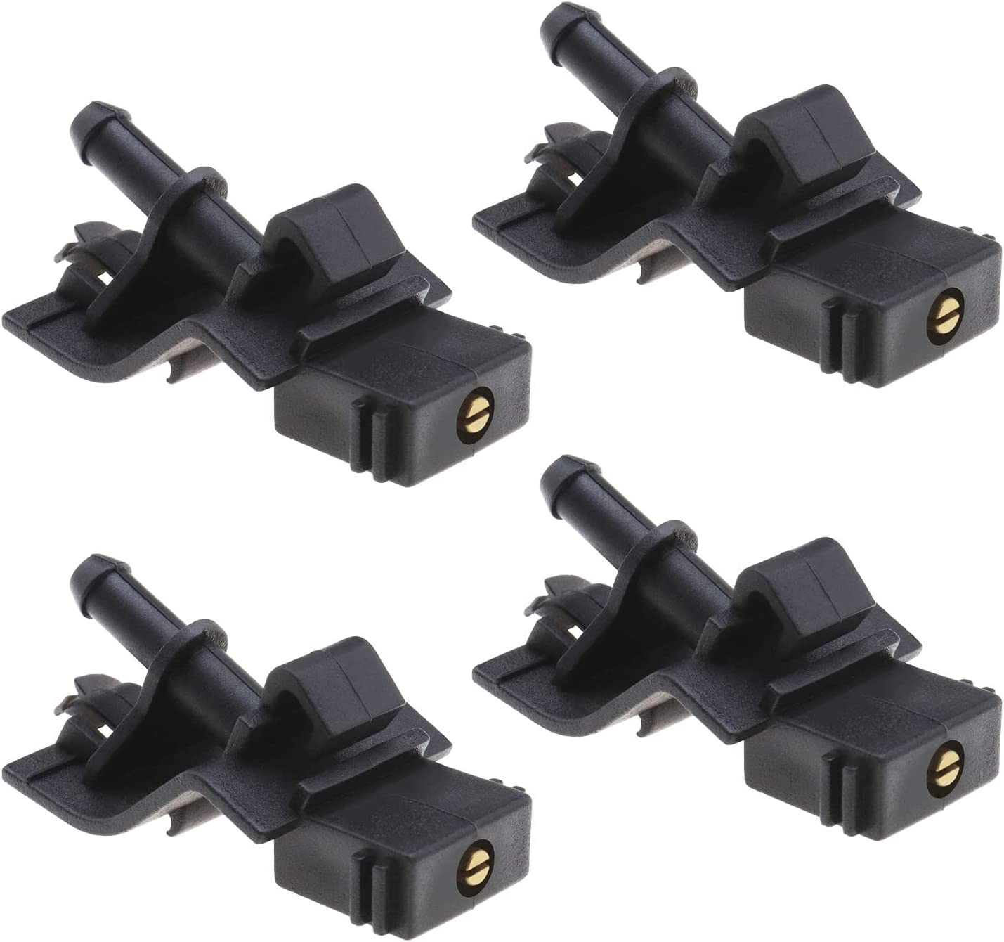 SING F LTD 4PCS Car Windshield Wiper Washer Nozzles 85381-30110 85381-12300 Windscreen Washer Wiper Spray Jet Compatible with Corolla/Altis XD RX350 AL10 image number 1