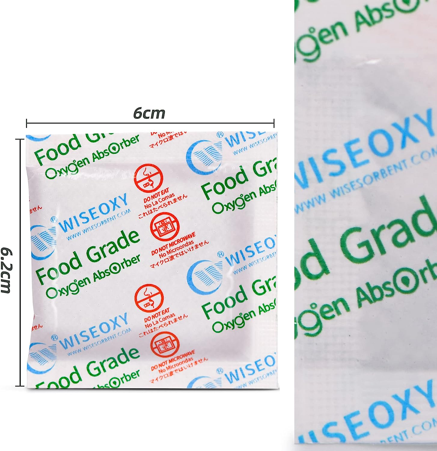 Wisesorb 300CC 50 Packs Oxygen Absorbers for Food Storage, Food Grade Oxygen Absorbers, O2 Absorbers Food Grade for Food Storage image number 6