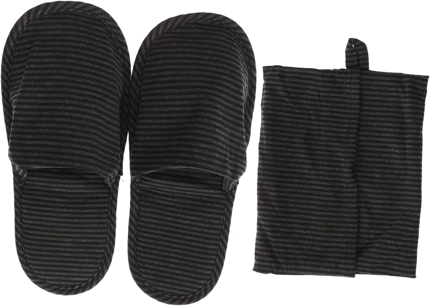 Outanaya Foldable Cotton Travel Slippers Lightweight Portable Indoor Soft Sole with Storage Bag for Men Women Comfortable Hotel Spa Home Use Random Color