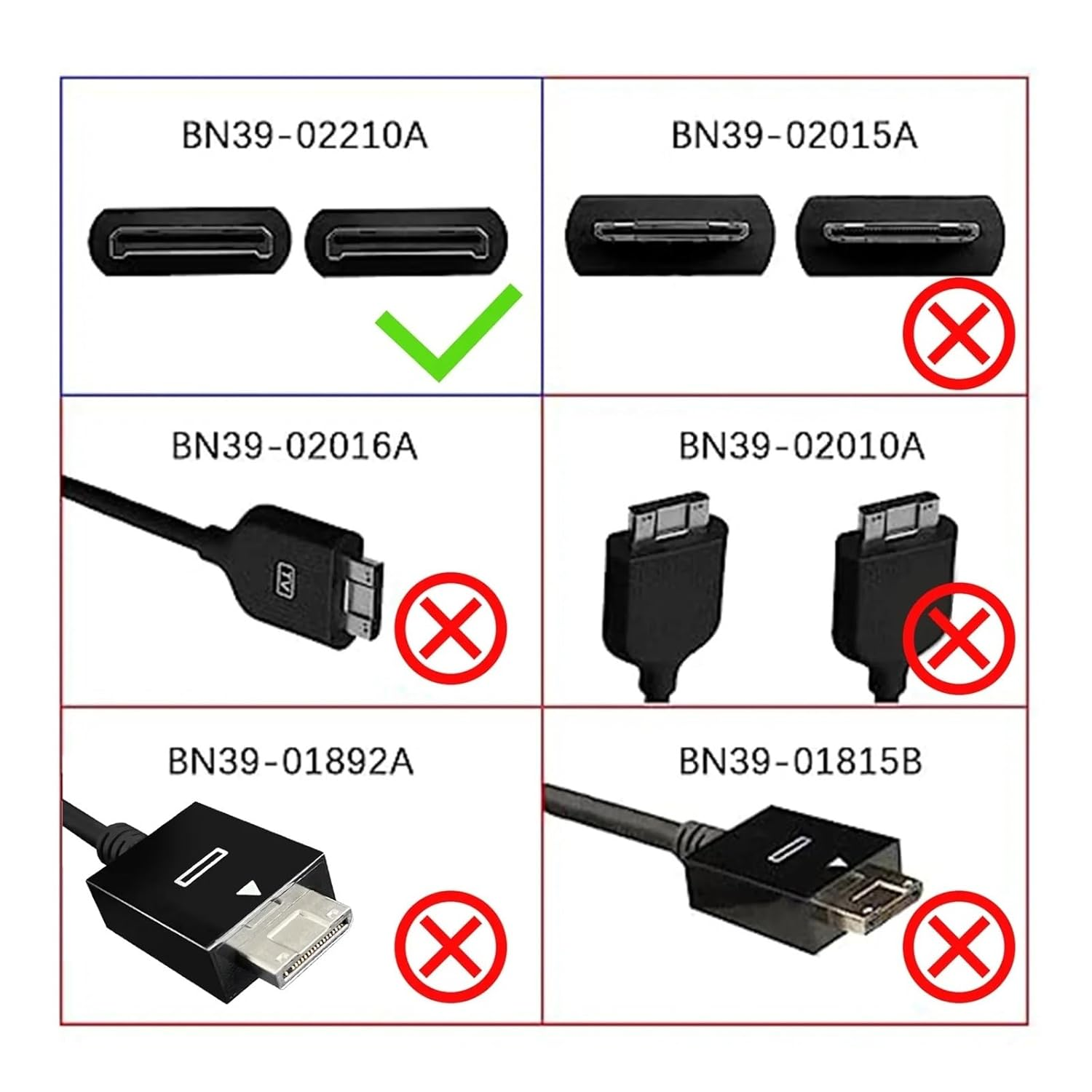 3M BN39-02210A BN39-02248A One Connect Cable Accessories，Compatible for Samsung，For UN49KS7000F UN55KS9000F UN60KS8000F TV image number 3