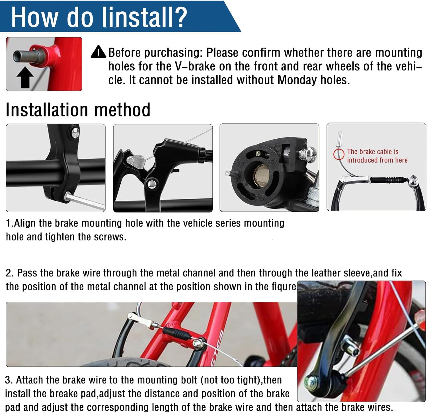 OSAGIE Bike Stem, Aluminum Alloy MTB Stem, Mountain Bike Stem for 28.6Mm (1-1/8") Handlebar of Bicycle, Road Bike, MTB, BMX, Cycling - Black 25.4X28.6X90Mm image number 4