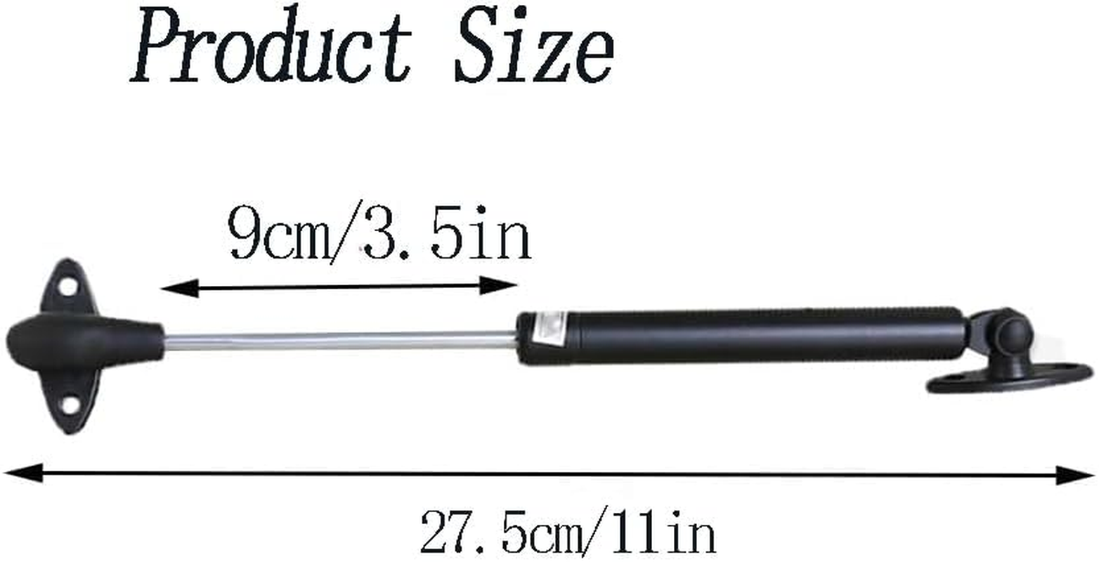 2 Pcs Soft Closing Hydraulic Gas Strut Lid Support, Adjustable Lifting Buffer Hinges for Cabinet Flip-Up Doors and Toy Boxes image number 6