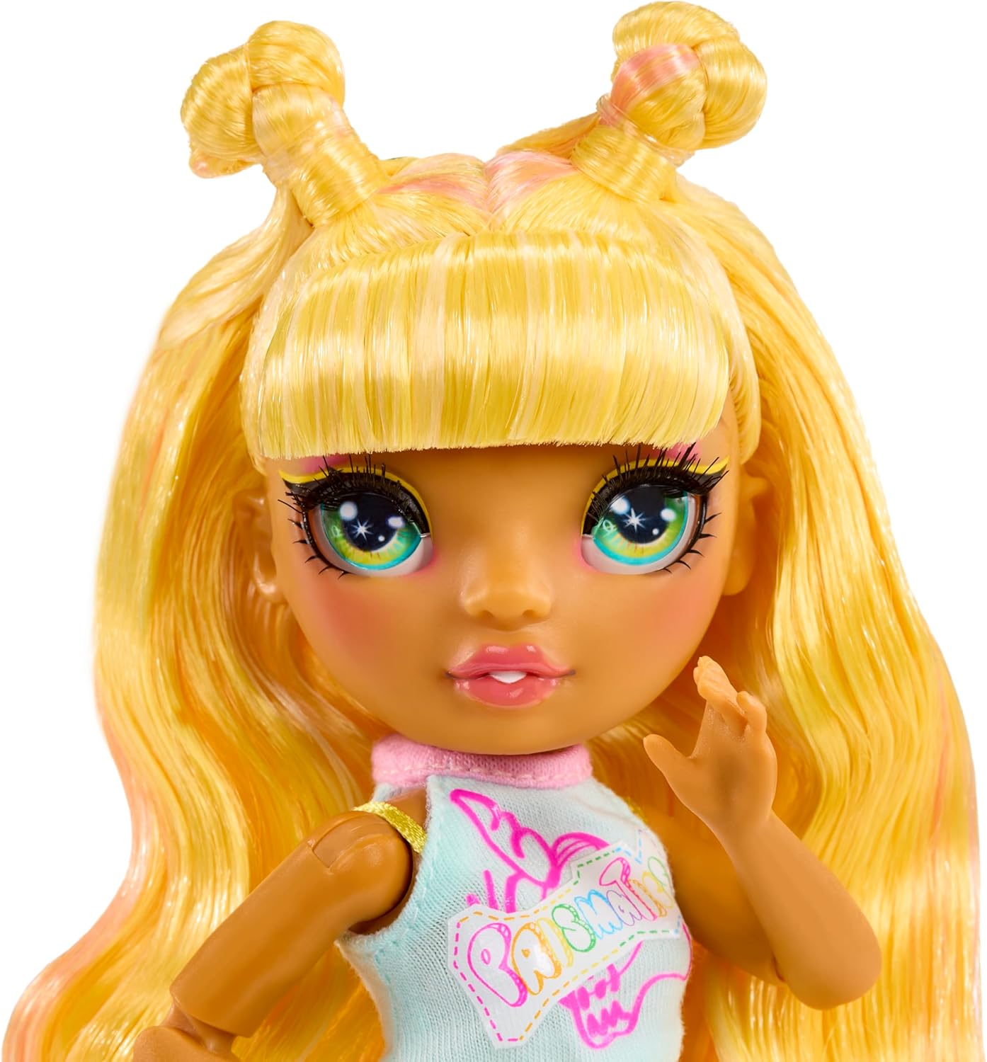 Rainbow High Jr High Rock Band - Sunny, Yellow 9&rdquo; Fashion Doll with Guitar, Customize with Stickers, Posable, for Kids Ages 4+ image number 1