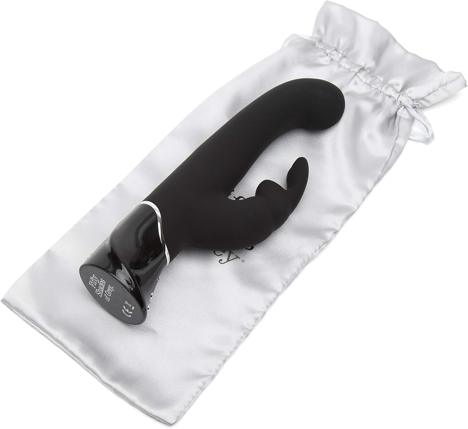 Fifty Shades of Grey Greedy Girl Rabbit Vibrator - 5.5 Inch Silicone G Spot Vibrator Gifts for Women - Dual Stimulation Adult Sex Toy - Rechargeable & Waterproof - Black image number 2