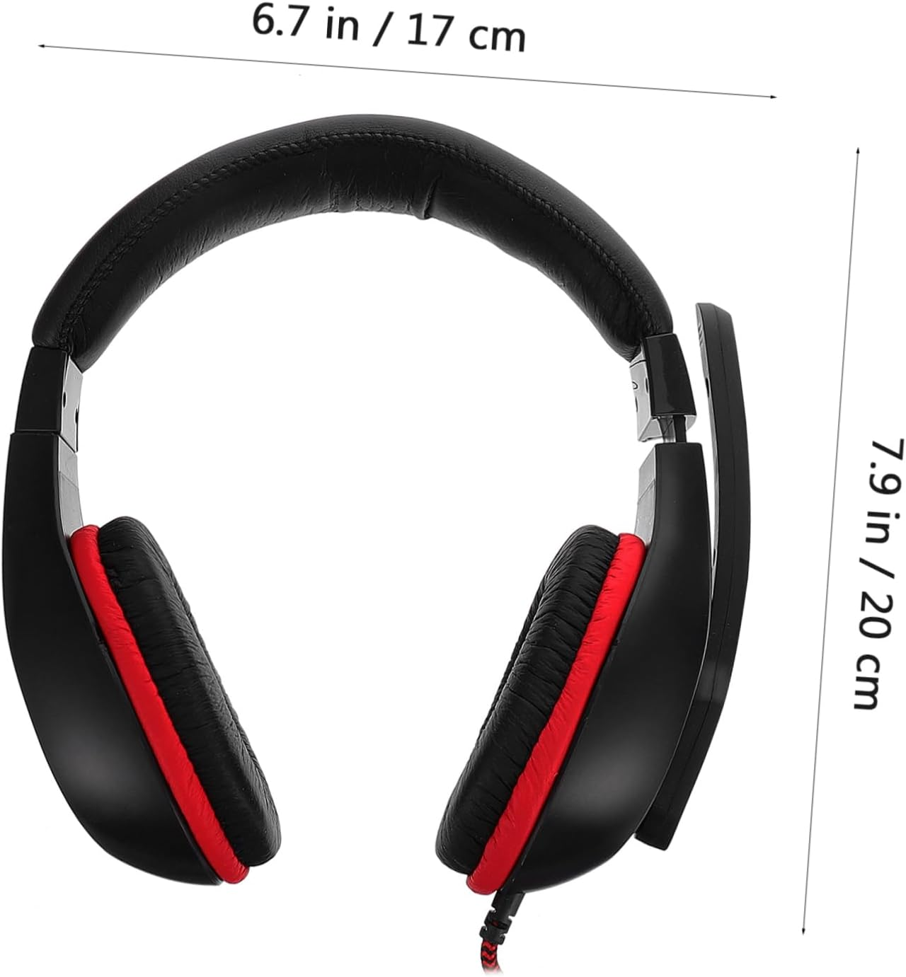 OSALADI Wired Headphones Microphone Gaming Headset for Stereo Headphones for Travel image number 1