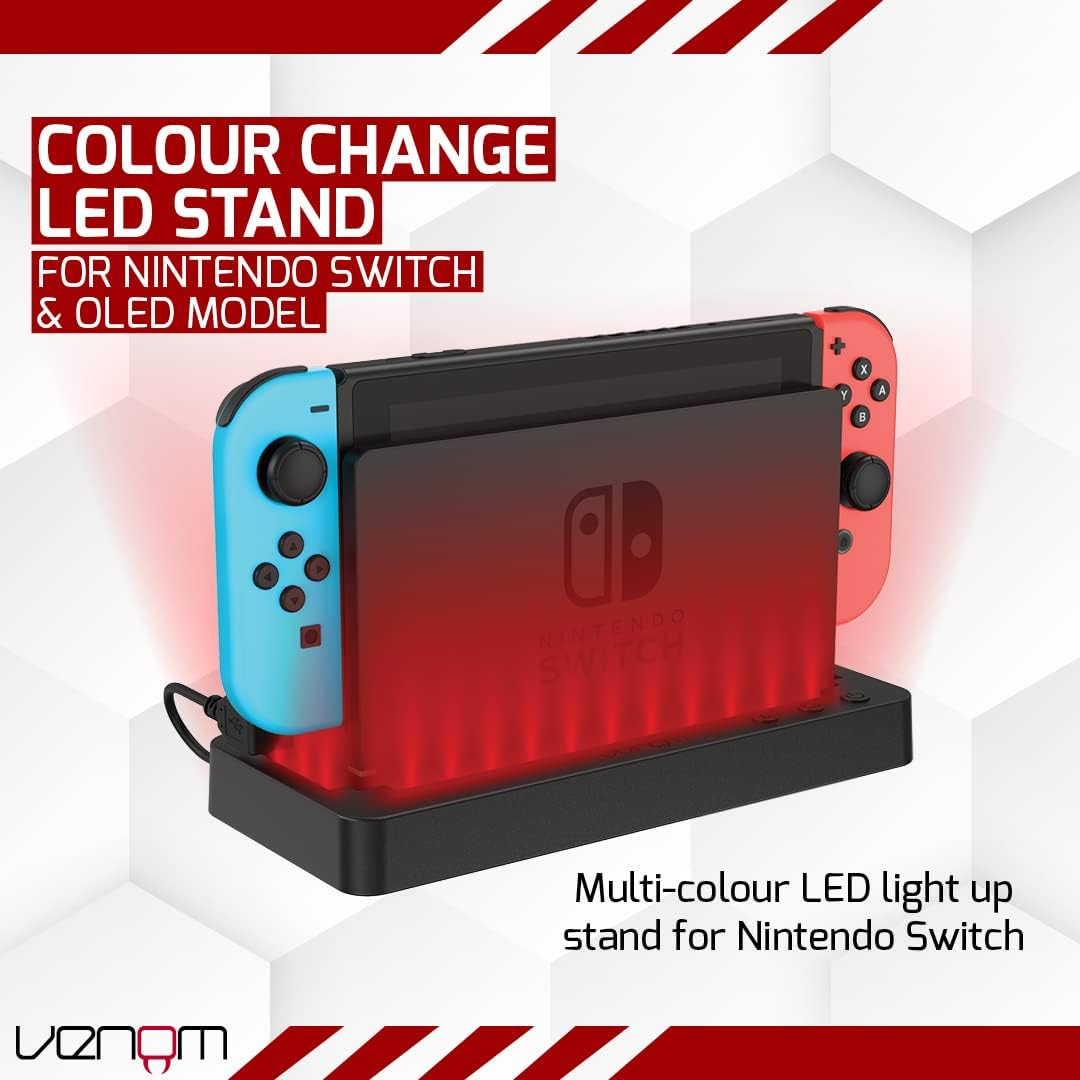 Venom Multi-Colour LED Light-Up Console Stand - Switch image number 6