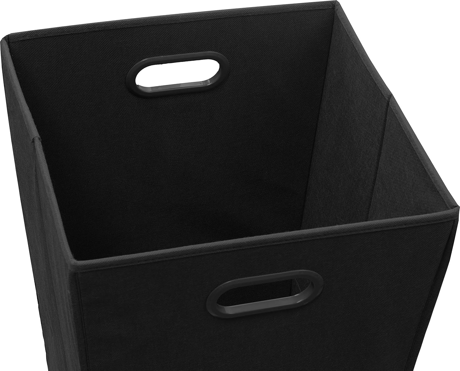 Simplehouseware Foldable Closet Laundry Hamper Basket, Black image number 3