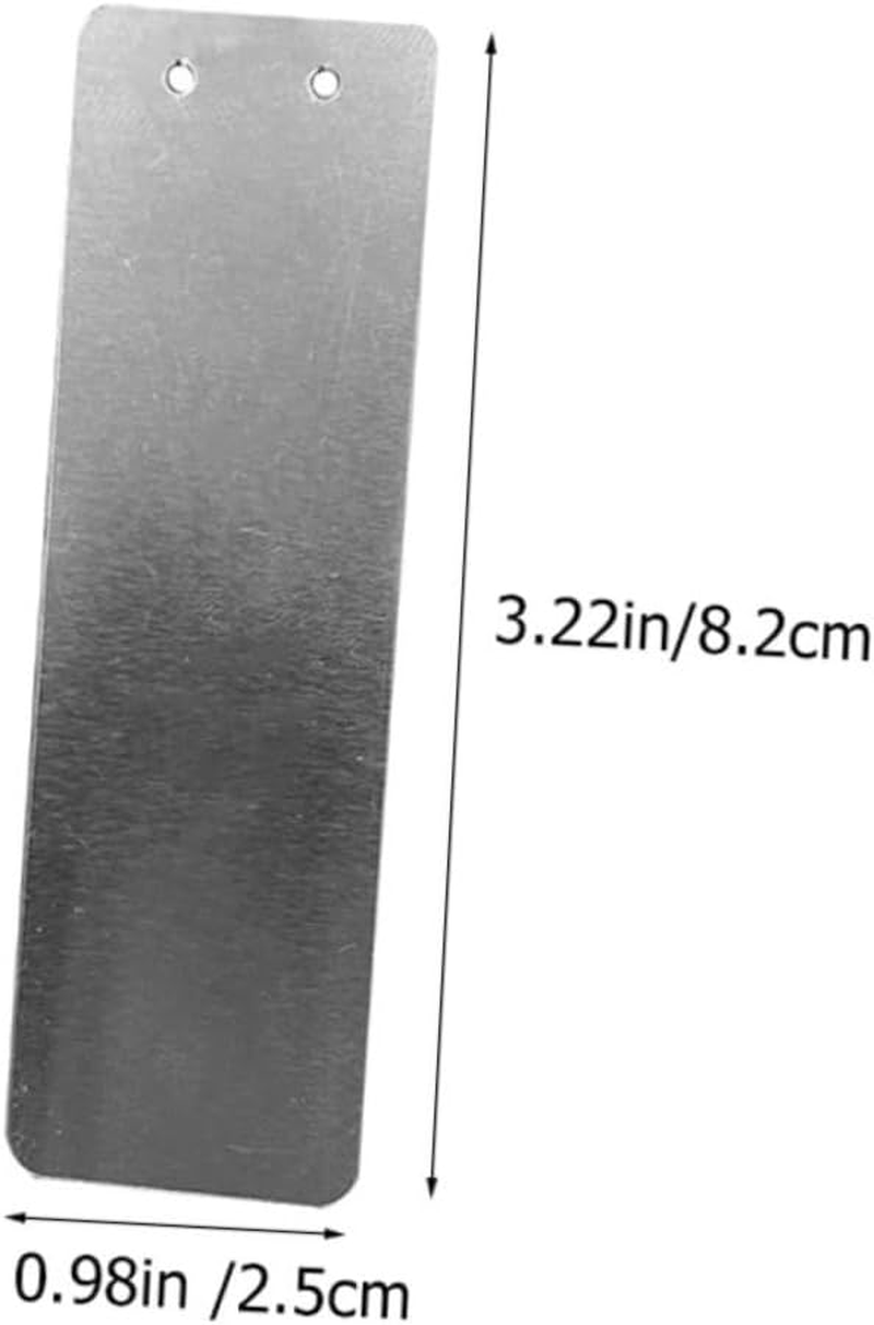 Levemolo 10Pcs Garden Supplies Metal Plant Labels Wide Plant Name Tags for Outdoor for Gardening image number 2