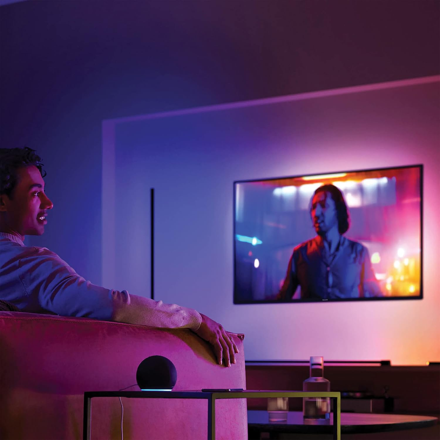 Philips Hue Signe Gradient White & Colour Ambiance Smart Table Light LED with Bluetooth, Black