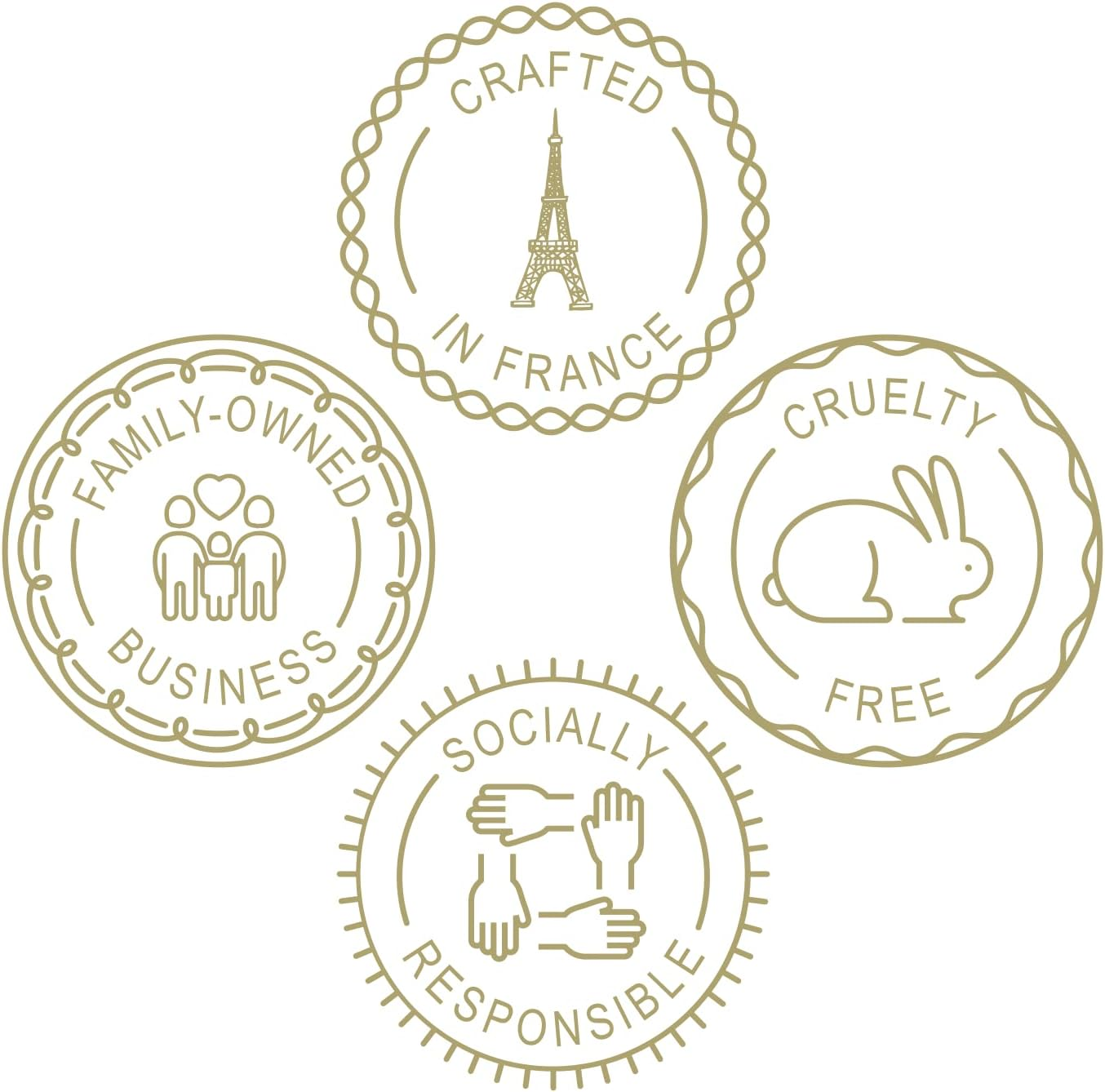 Un Air D'Antan Pack of 5 Soap - Organic Shea Butter, Organic Argan Oil, Sweet Almond Oil - Perfumes : Rose, Almond, Verbena, Orange Blossom, Cherry Blossom / Advent Calendar Beauty / Advent Calendar for Women image number 1