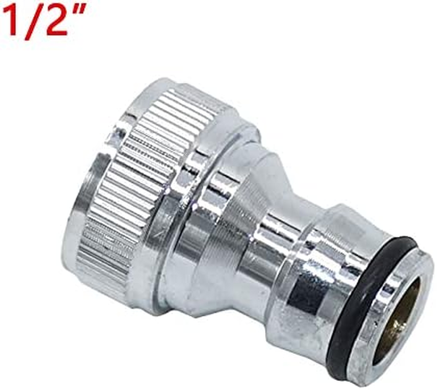 2 Way Brass Tap, Garden Hose Splitter, T Valve, 1/2" Two Way Brass Tap Garden Hose with 2PCS 1/2 Inch Brass Water Tap Connection for Irrigation System, Hose & Garden Equipment image number 3