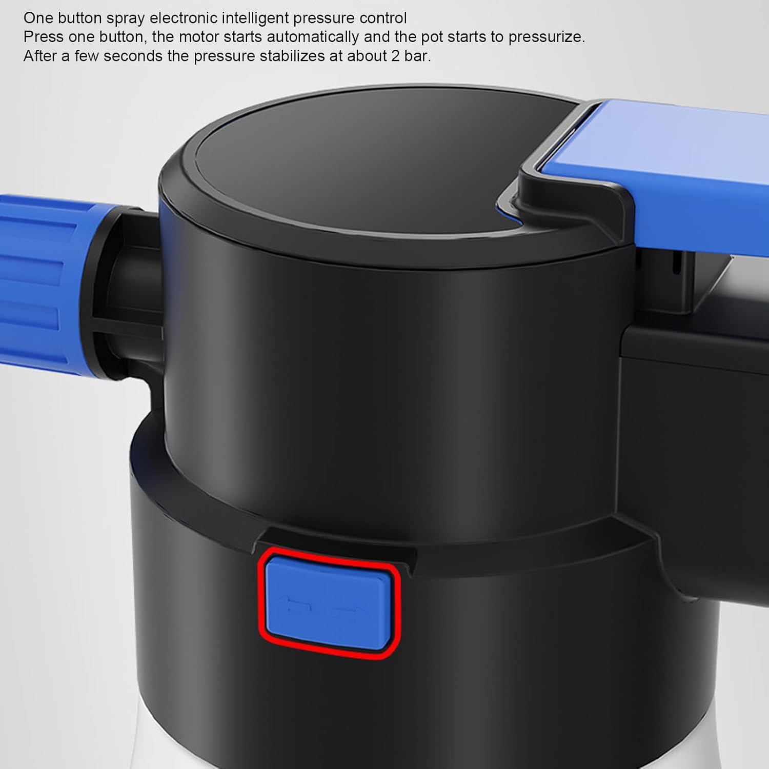 1.5L Electric Foam Sprayer, Rechargeable Car Wash Sprayer, Foam Spraying Kettle for Indoor Outdoor Garden Home Cleaning image number 5