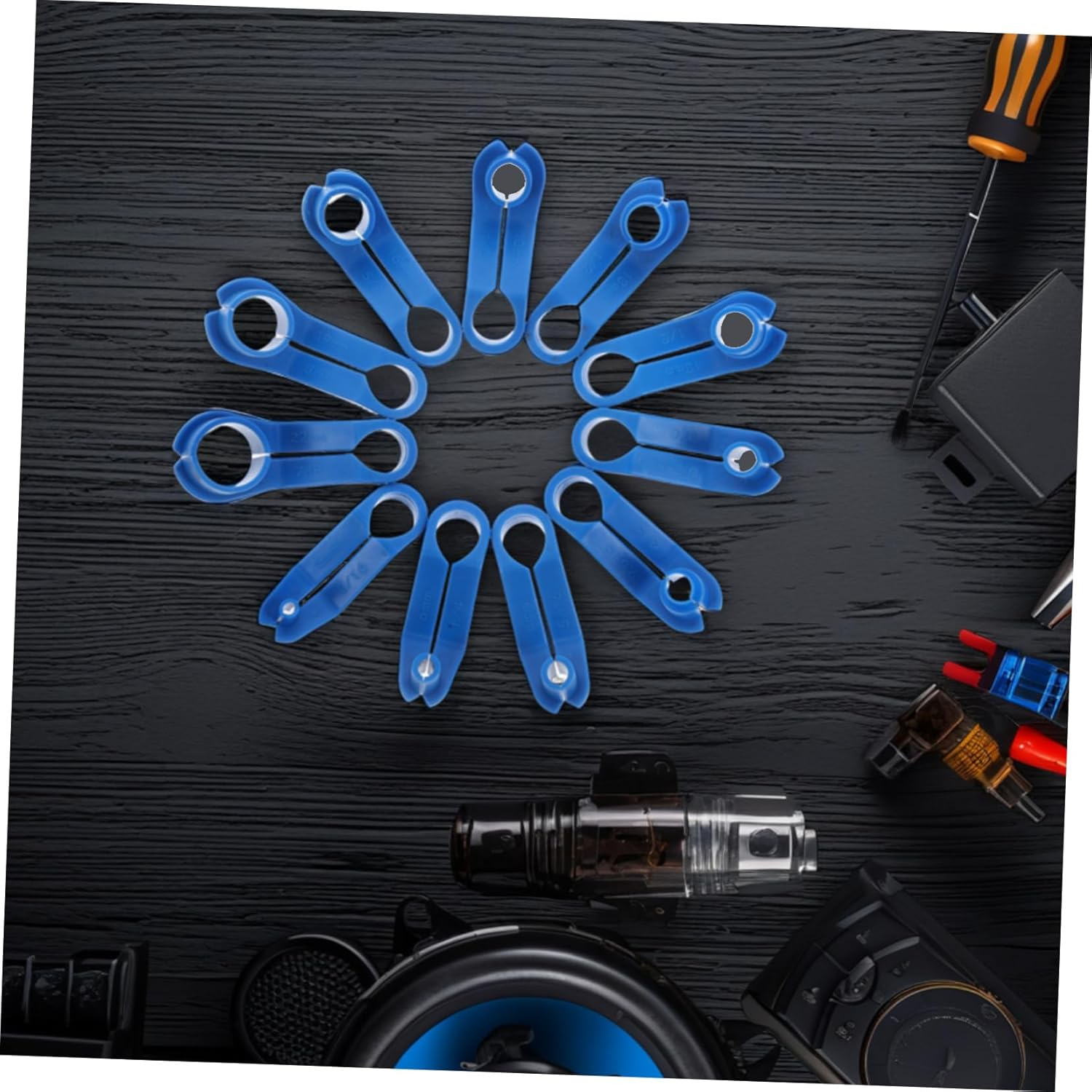 TIDTALEO 11Pcs Car Hose Disconnect Removal Tool Fuel Line Tool Remover Quick Disconnect for Automotive Accessories Car Air Conditioner image number 1