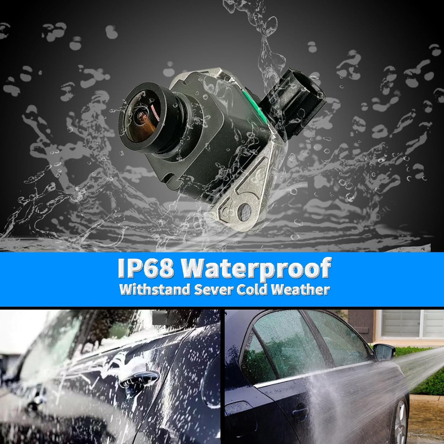 Rear View Back up Camera Compatible with Jeep Grand Cherokee 2014-2018 Reverse Park Assist Camera Replaces 68137943AH 68137943AE 68137943AF 68137943AD image number 5