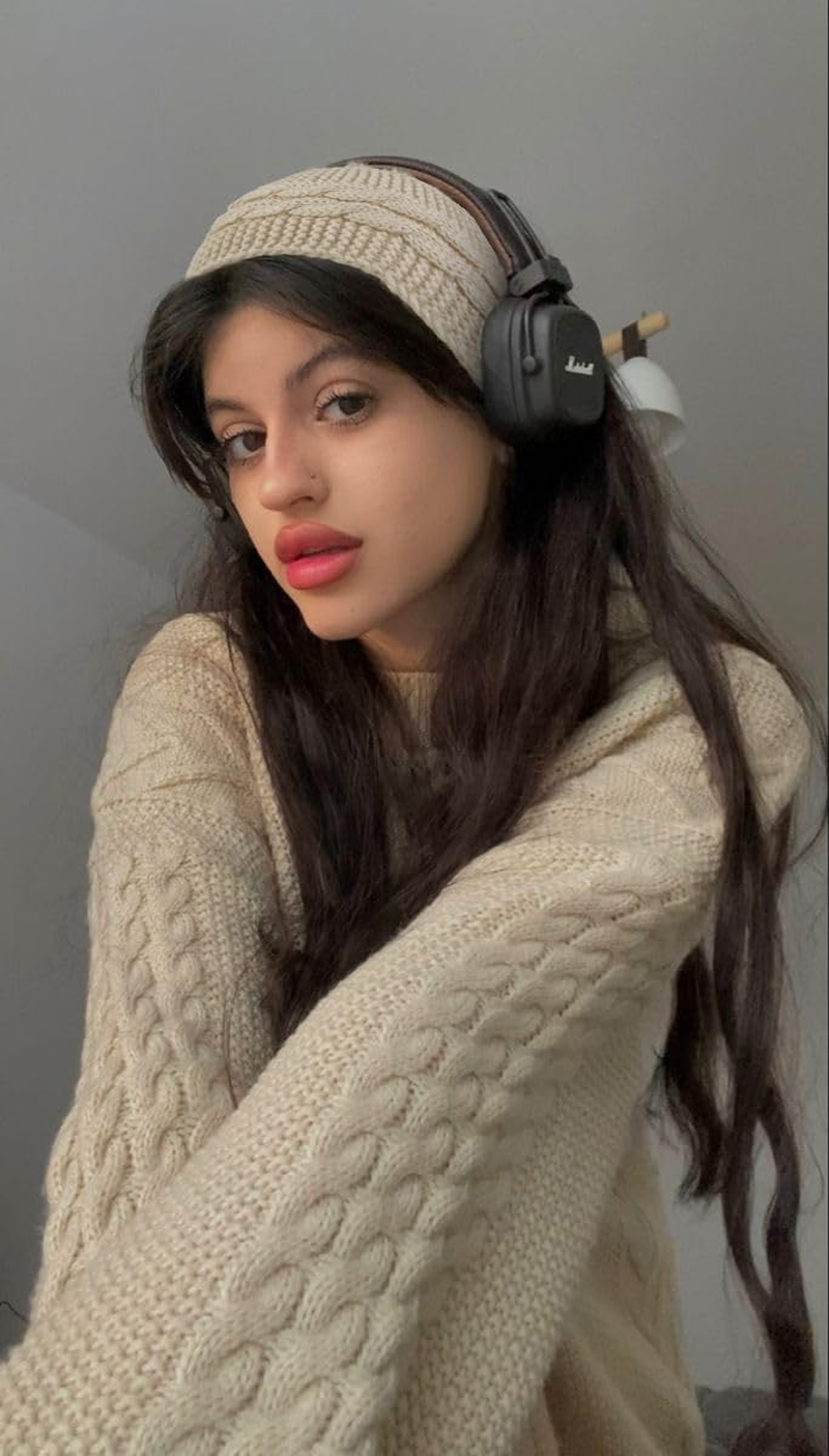 WOVOWOVO Winter Women'S Headband, Knitted Girls Women Headbands, Hair Band, Wide Warm Ear Warmers, Elastic Crochet Hair Bands, Thick Headband, Hair Accessories, Headband, Pack of 4 image number 6