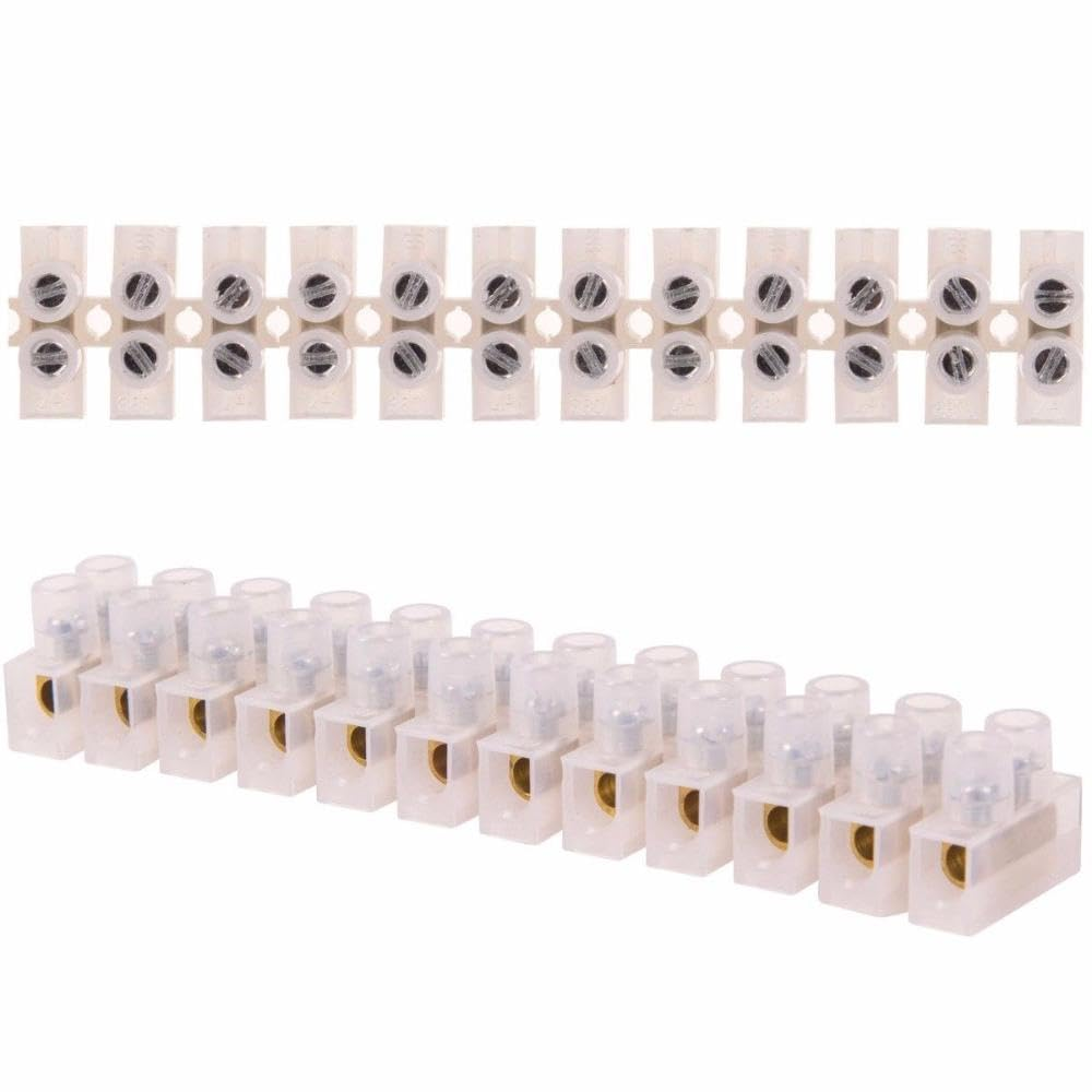 3Pcs Terminal Block, 30 Amp 12 Way Terminal Block Electrical Connector Strips image number 4