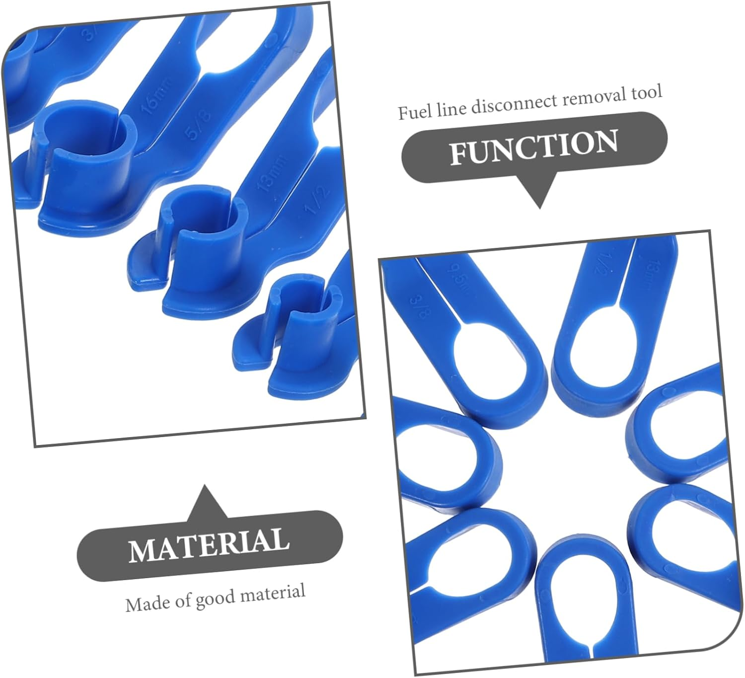 SOESFOUFU 7Pcs Fuel Line Disconnect Tool Set for Cars Quick Disconnect for Ac Fuel Filters Transmission Lines Sturdy Automotive Engine Tools image number 4