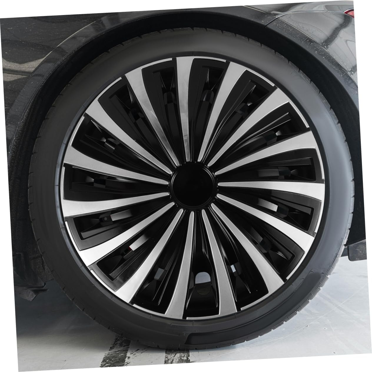 HEALEEP Wheel Decorative Wheel Center Cap for Car Automotive Replacement Simple Installation image number 5