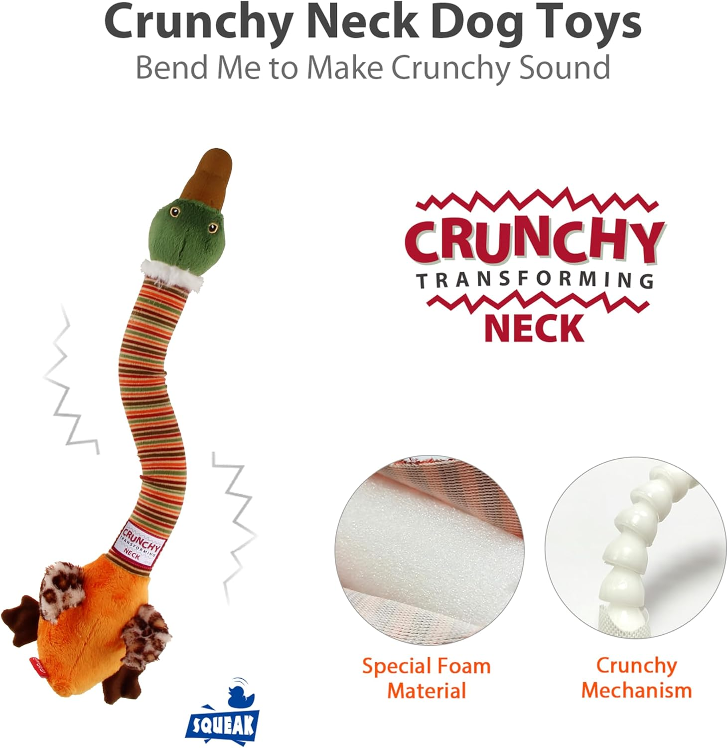 Giguwi (Gigwi) Crunchy Neck EX Duck Orange image number 4