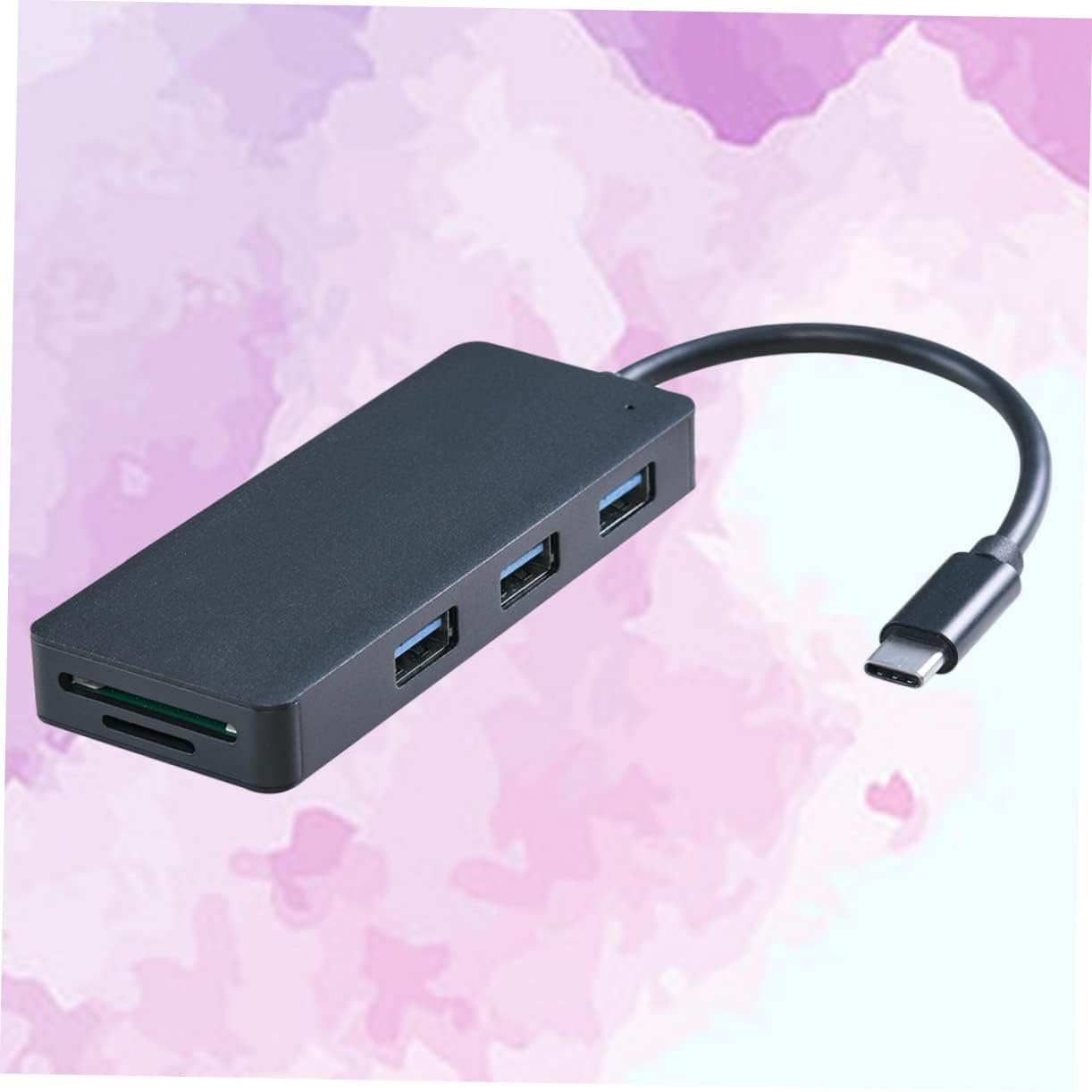 BETOOKY 3-Port USB 3.0 Hub 5 1 Laptop Hub Type- USB Hub Charging Adapter USB Power Adapter USB- USB Hub Individual Power Type Connectors to USB Gigabit Ethernet Docking Station image number 6