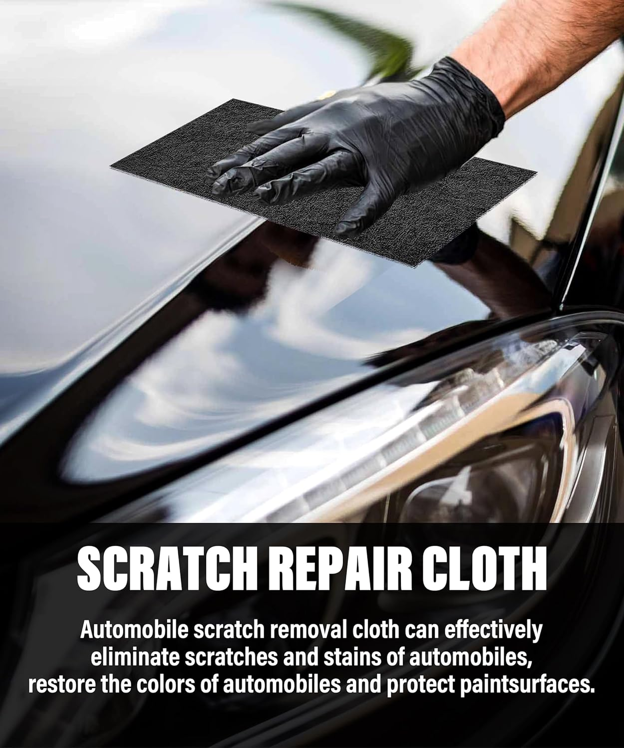 4Pcs Nano Sparkle Cloth for Car Scratches,Nanosparklecloth Scratch Remover Erase Car Scratches,Easily Repair Minor Scratches Paint Residues and Water Spots,Magic Car Scratch Repair Cloth image number 4