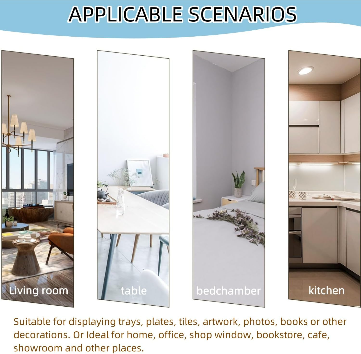 12 Pack Clear Plastic Plate Stands, Angle Adjustable Plastic Display Stand Easel, Clear Display Easel, for Display Pictures, Photo and Artworks image number 2