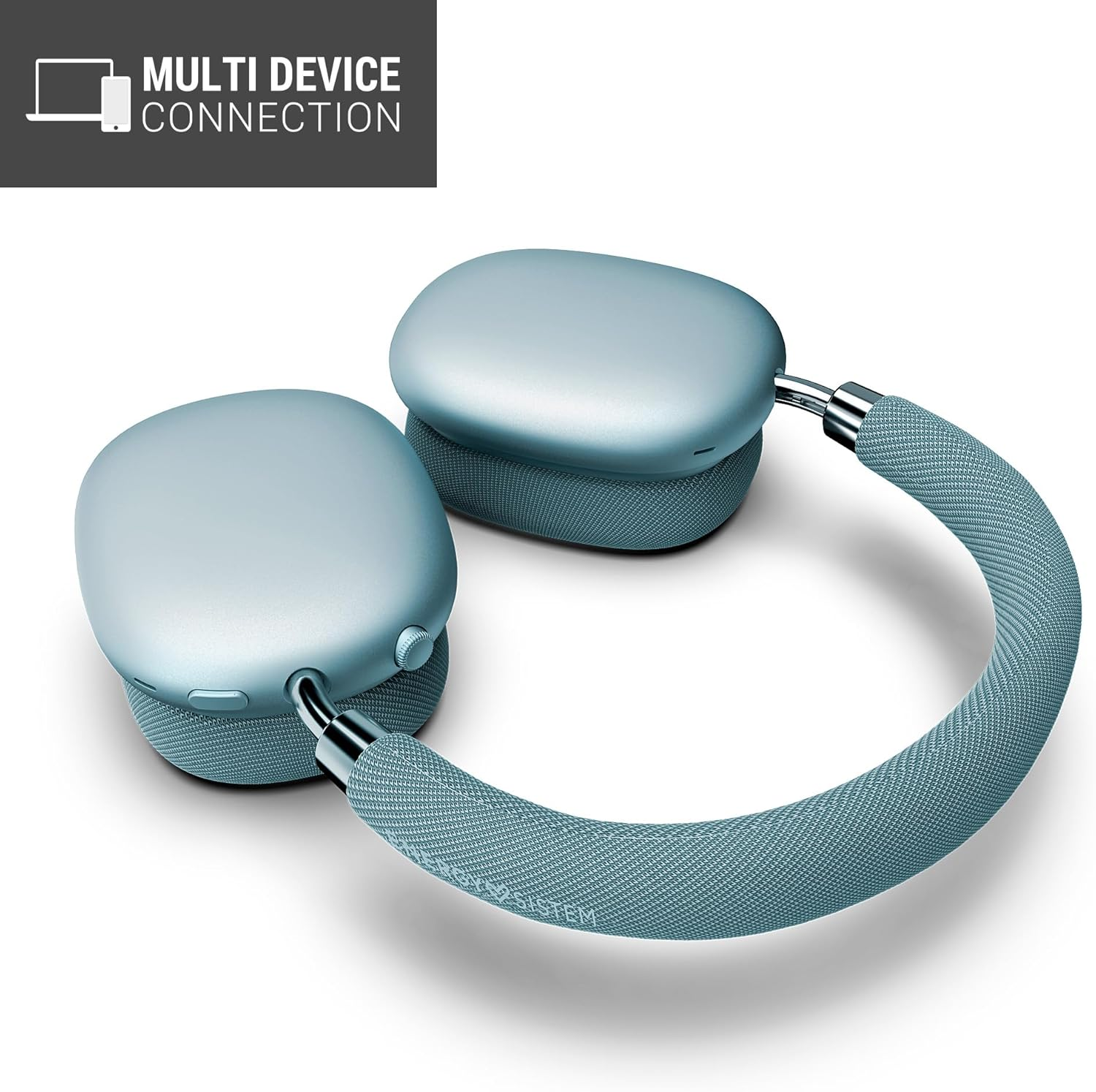 Energy Sistem Pineapple Max Headphones Bluetooth Headphones (40 Hours Battery Life, Quick Charge, Interchangeable Magnetic Pad, Multi Device Connection) - Lavender-Coloured image number 5